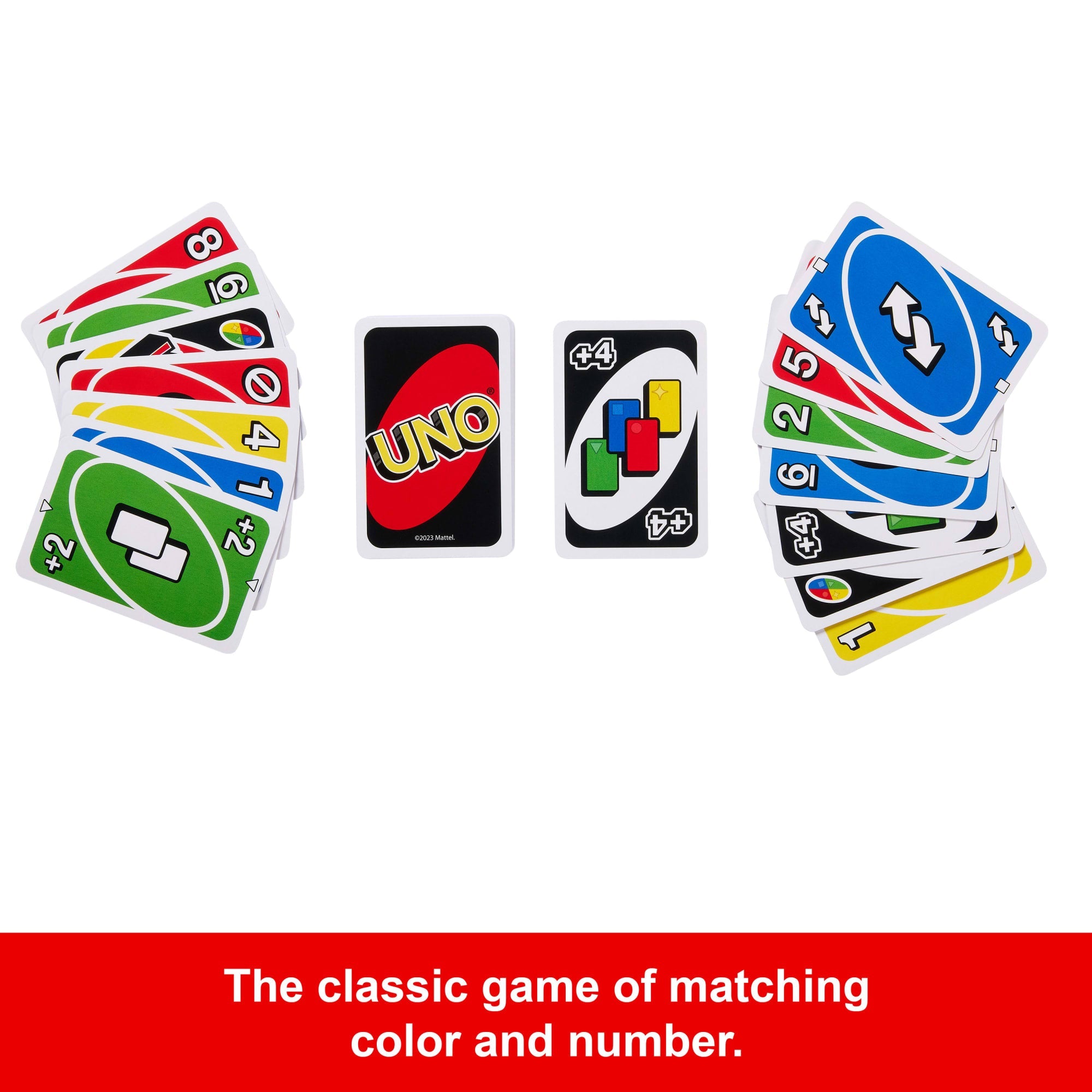 UNO Card Game For Kid, Adult & Family Night & Parties, Color Blind Accessible & Customizable Cards