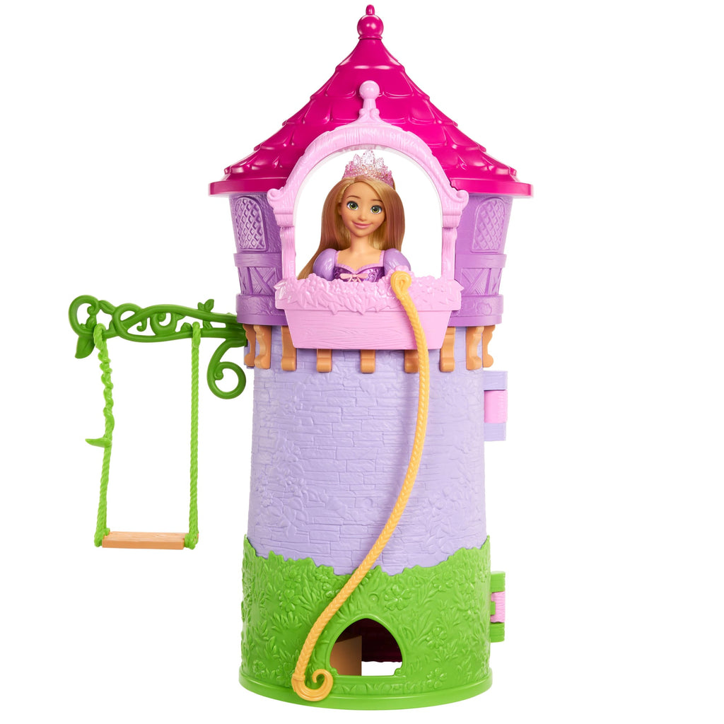 Disney Princess Enchanted Stories Rapunzel's Tower Playset With 6 Play Areas, Pascal Figure & 5 Accy