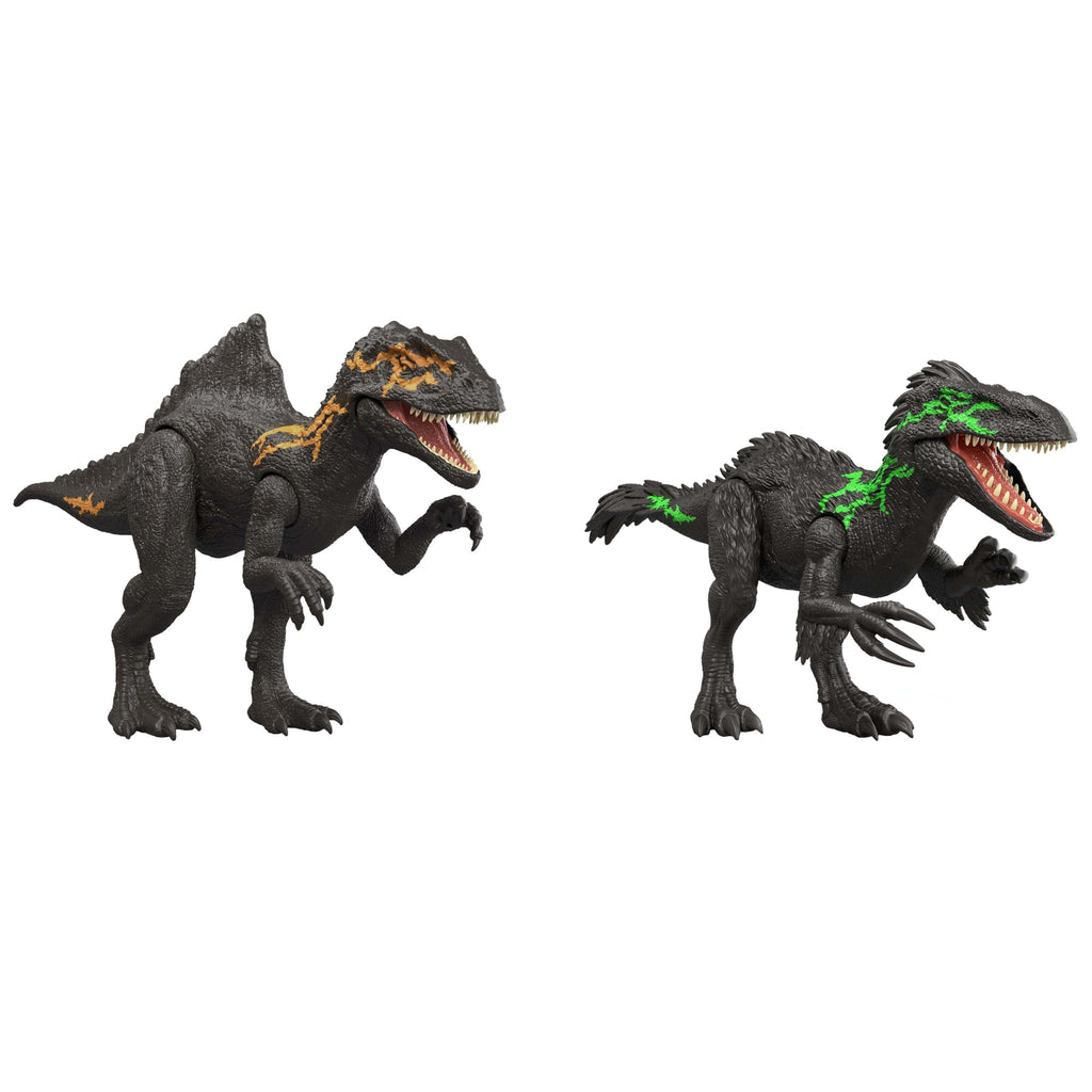 Jurassic World Dino Reveal Deluxe Dinosaur Action Figure Toys, Peel Off Color Change Play