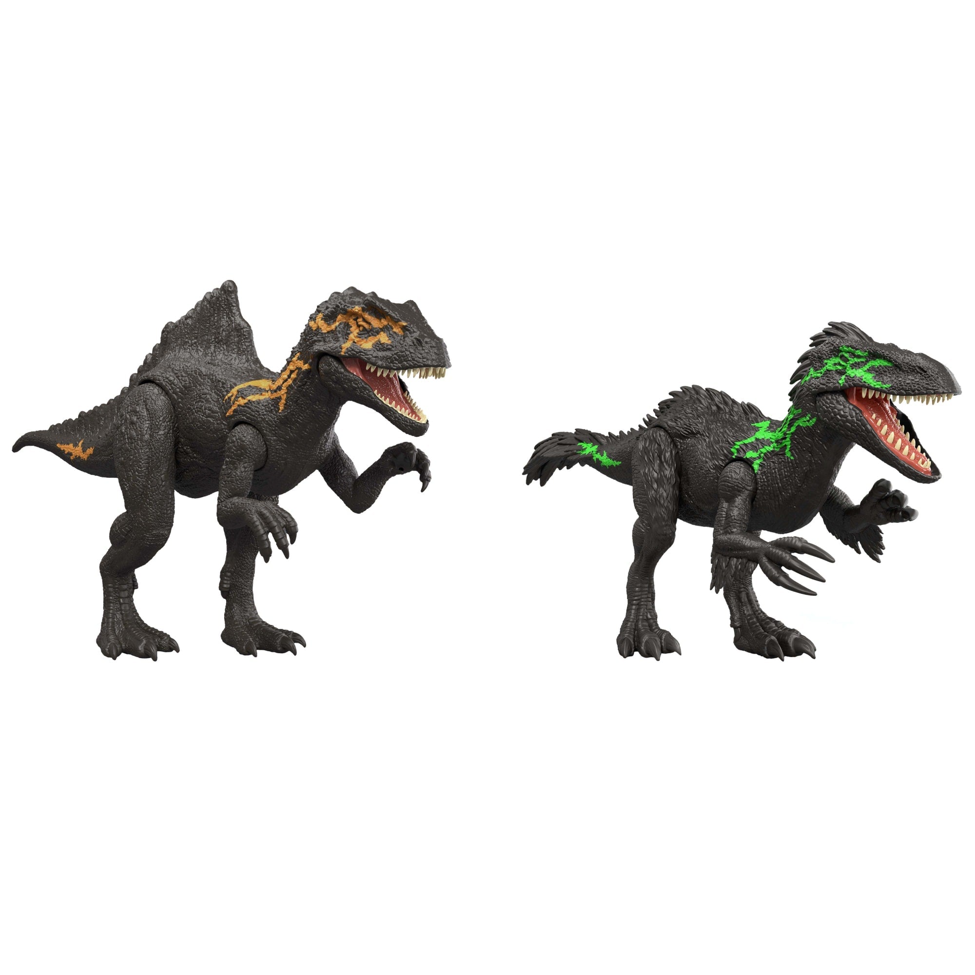 Jurassic World Dino Reveal Deluxe Dinosaur Action Figure Toys, Peel Off Color Change Play