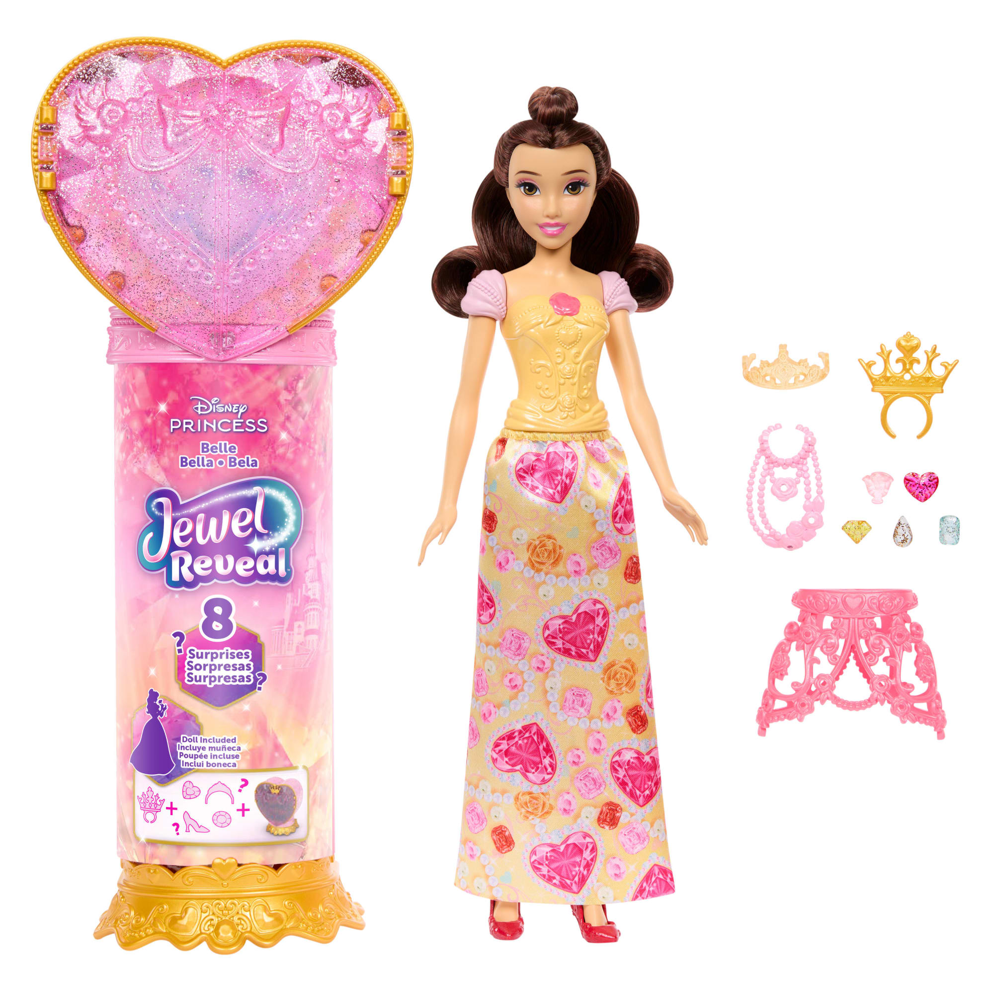 Disney Poupée Princesses Jewel Reveal Belle