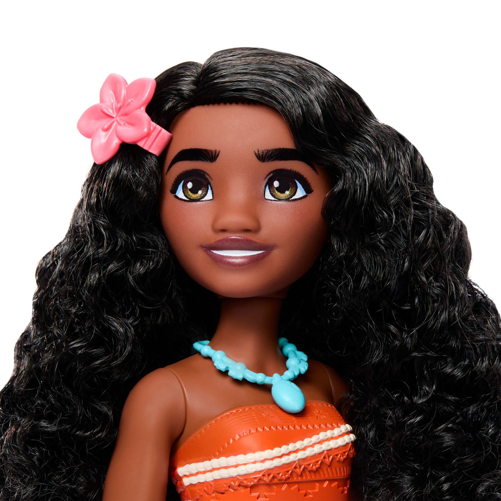 Disney Princess Ocean Friends Moana Doll With Moldable Sand, Animal Friend & 8 Accessories