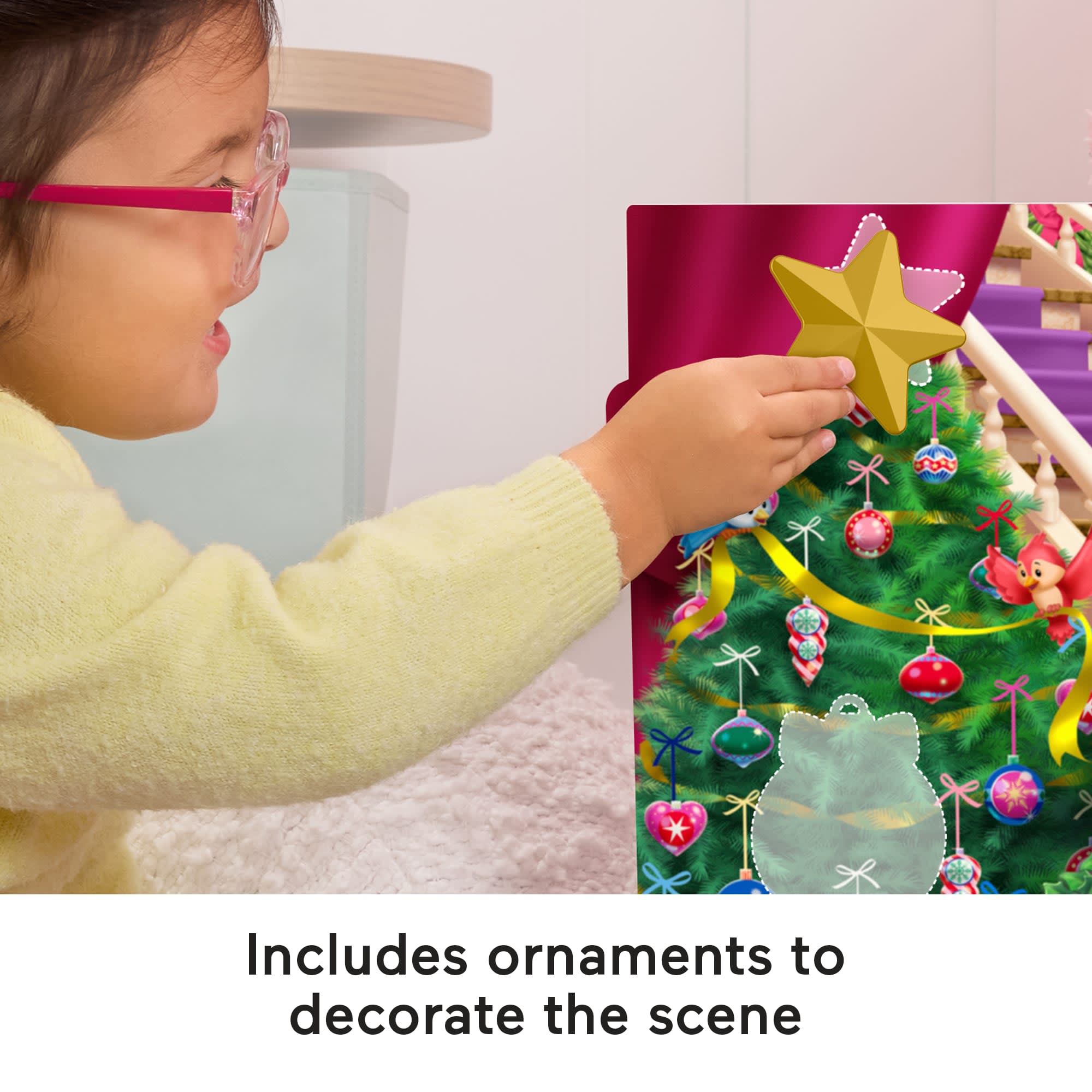 Fisher-Price Little People Disney Princess 2025 Advent Calendar For Toddlers & Kids, 24 Toys