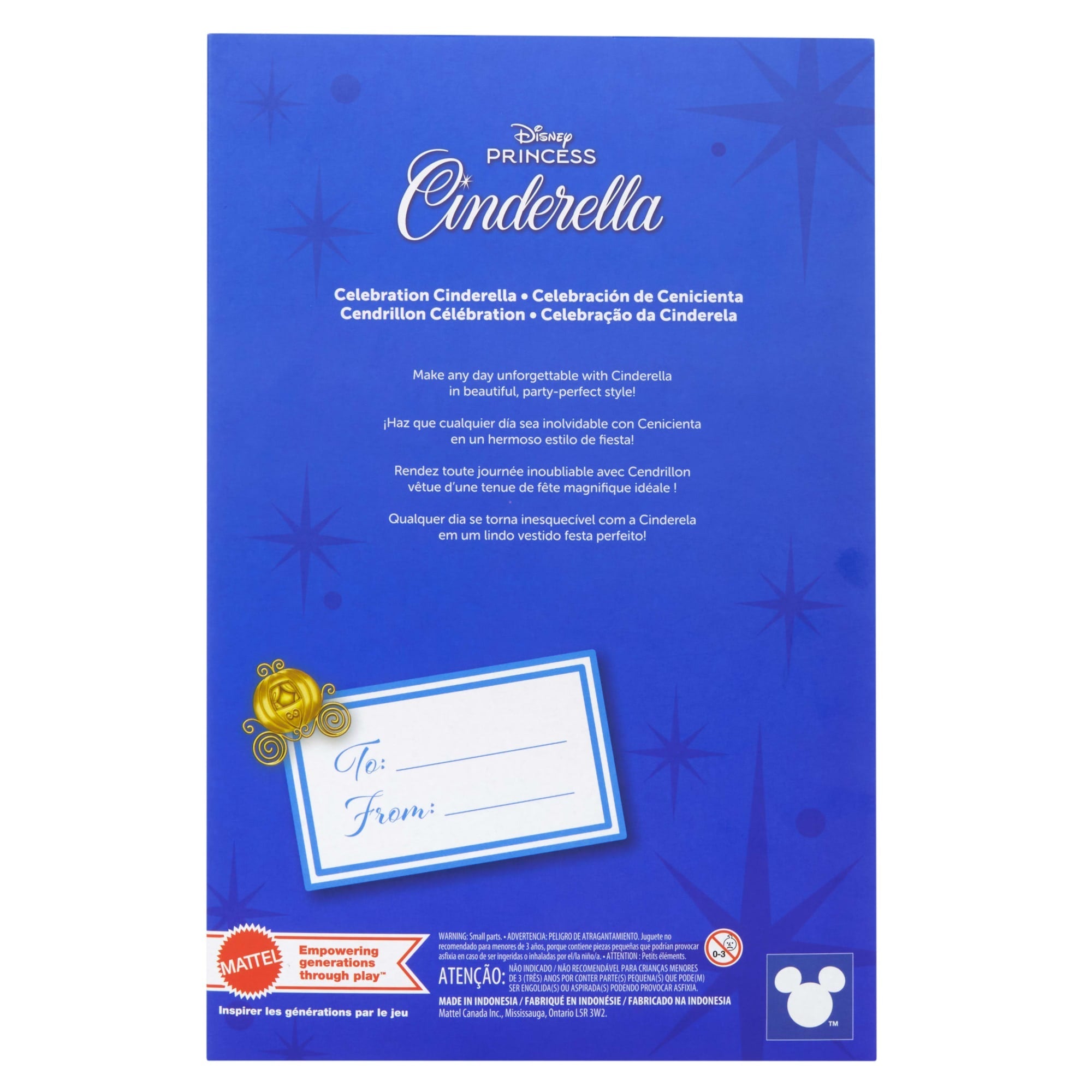 Disney Princess Birthday Celebration Cinderella Collectible Fashion Doll, Inspired By Disney Movie