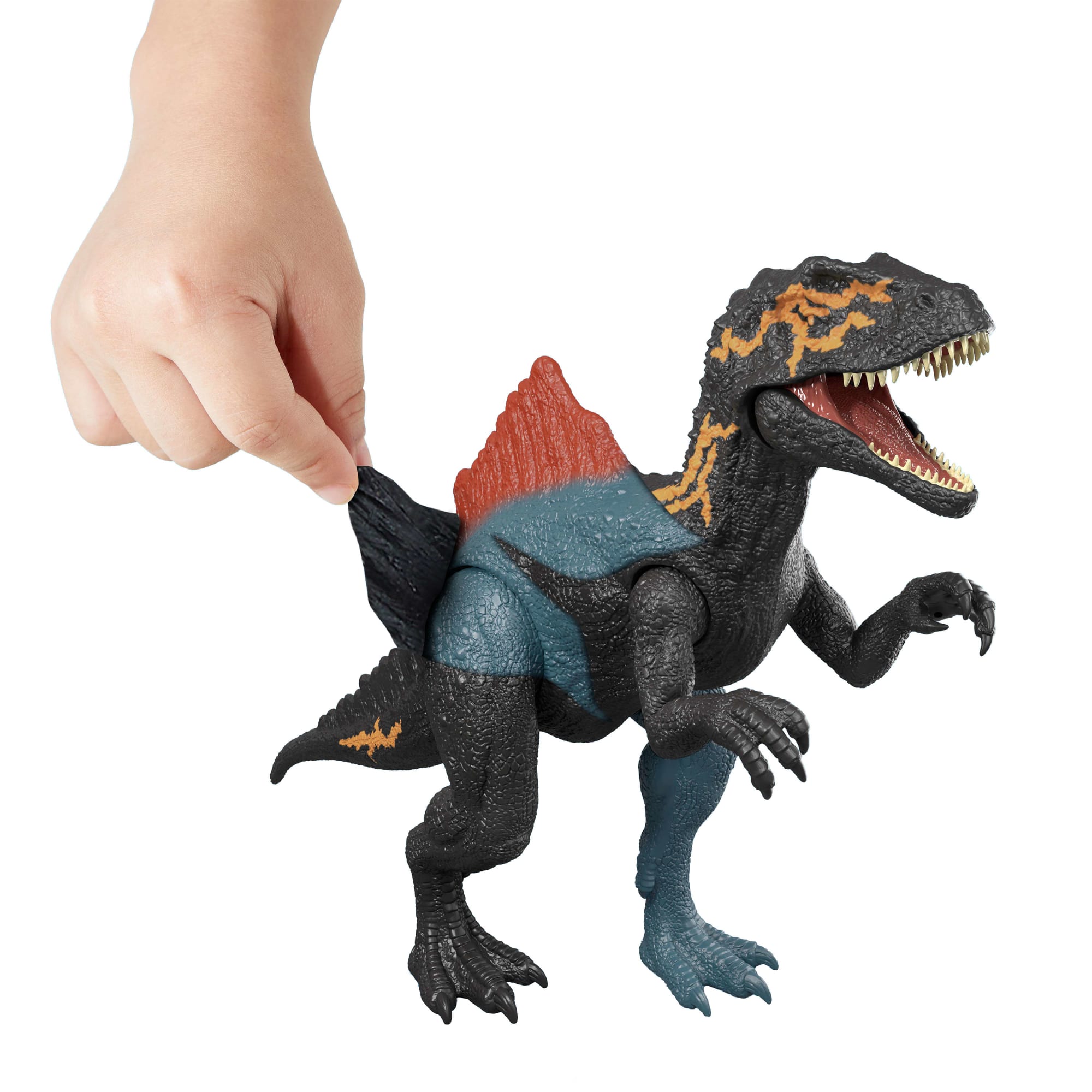 Jurassic World Dino Reveal Deluxe Dinosaur Action Figure Toys, Peel Off Color Change Play