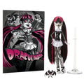 Monster High Reel Drama Draculaura Collector Doll in Black And White, Reproduction With Poster