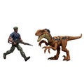 Jurassic World Rebirth Duncan Kincaid & Velociraptor Figures Pack, 3.75-Inch Scale