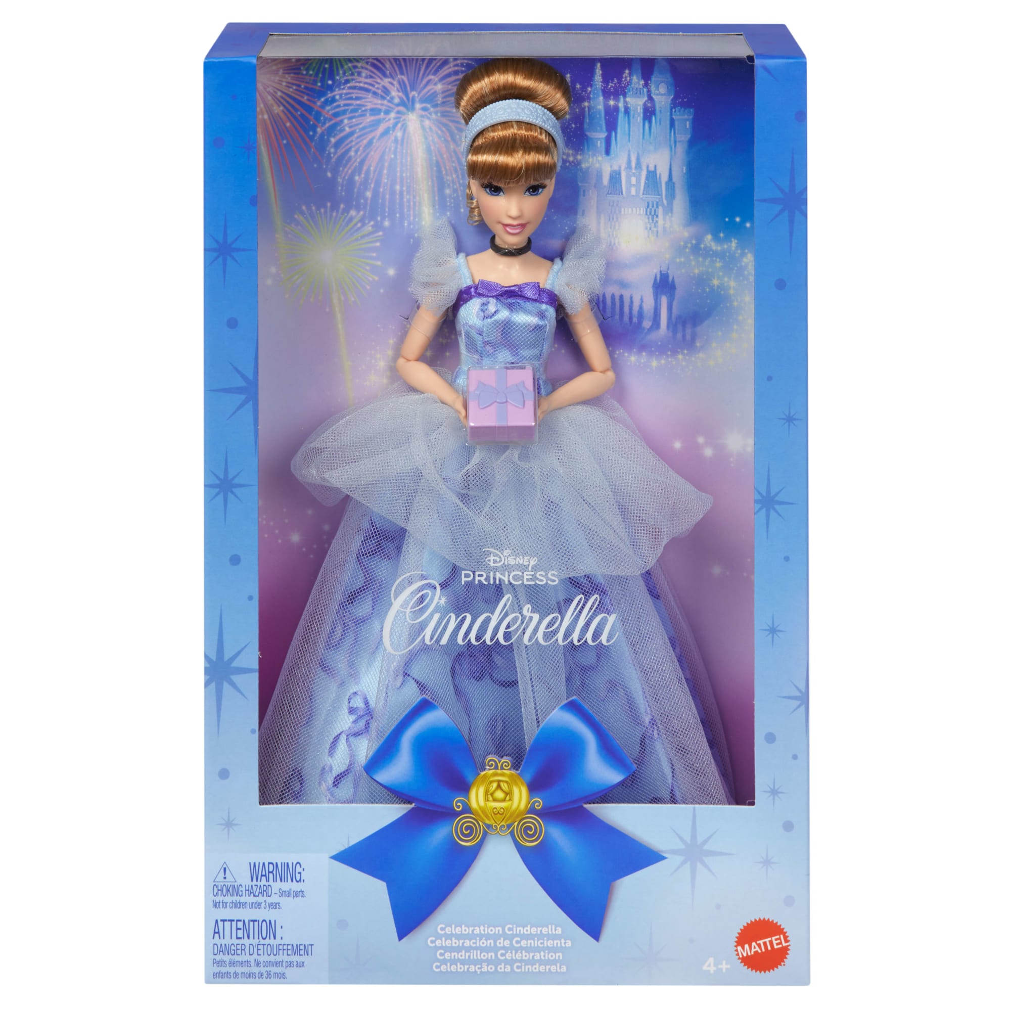 Disney Princess Birthday Celebration Cinderella Collectible Fashion Doll, Inspired By Disney Movie