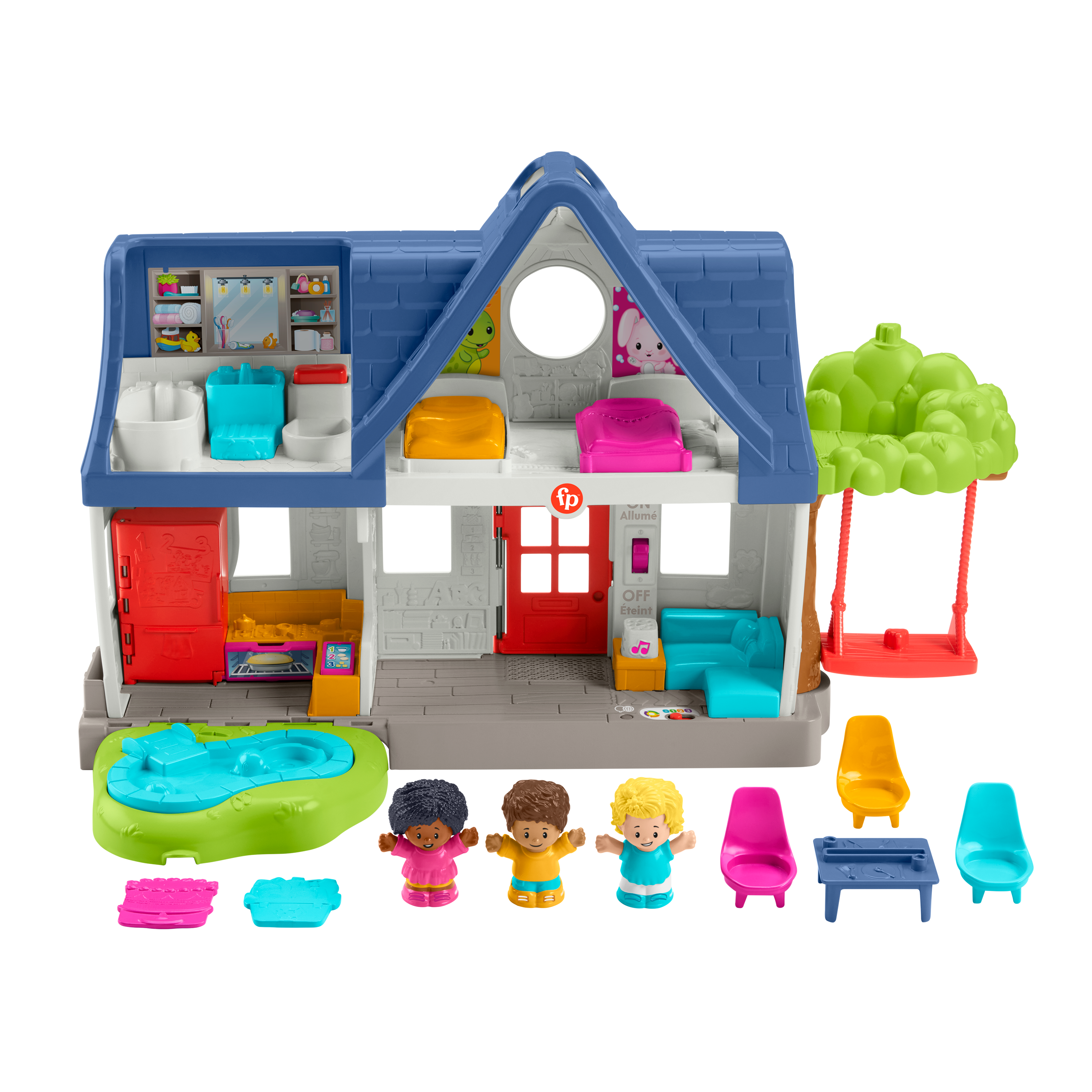 Fisher-Price Little People Friends Together Play House - English & French Version
