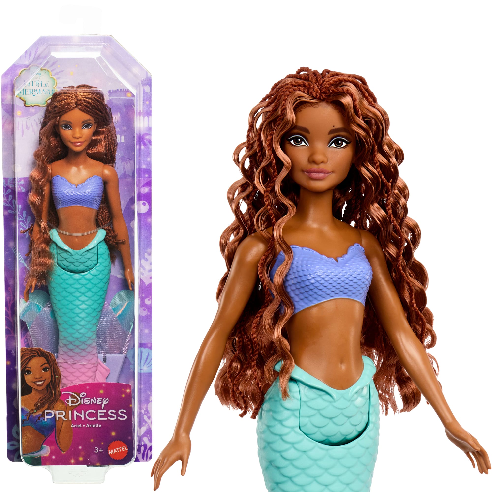 Disney Princess Ariel Mermaid Doll With Sparkling Fin, Inspired By The Little Mermaid (Live Action)
