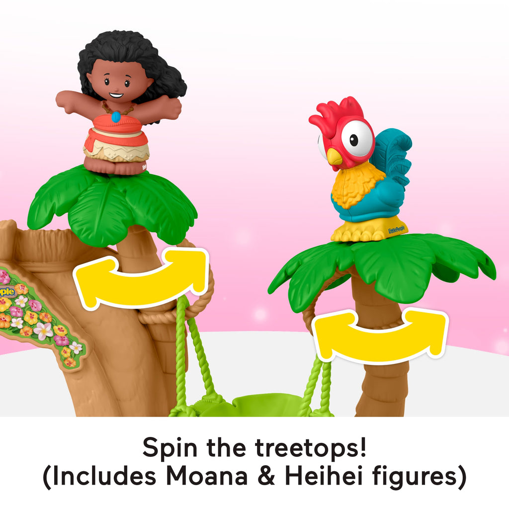 Fisher-Price Little People Disney Princess Moana Adventure Village Playset With Figures For Toddlers