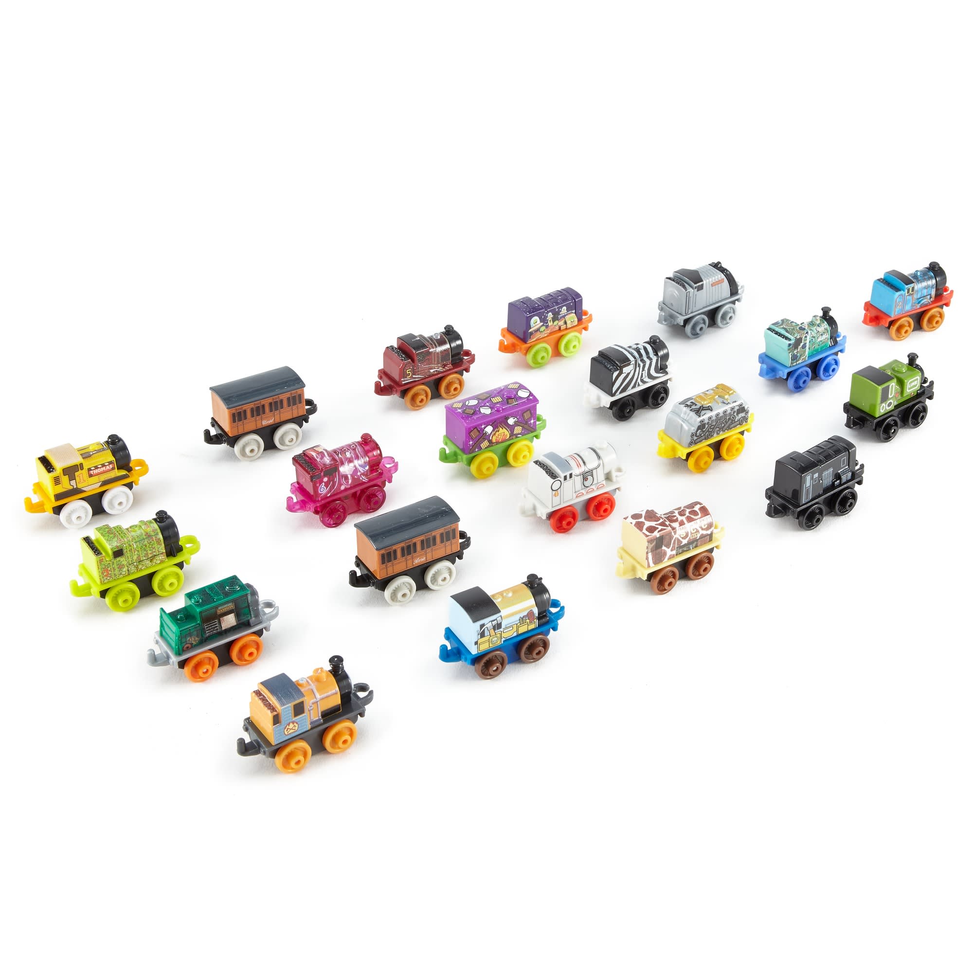 Thomas & Friends Minis Toy Train Pack, 20 Miniature Engines And Railway Vehicles For Preschool Kids