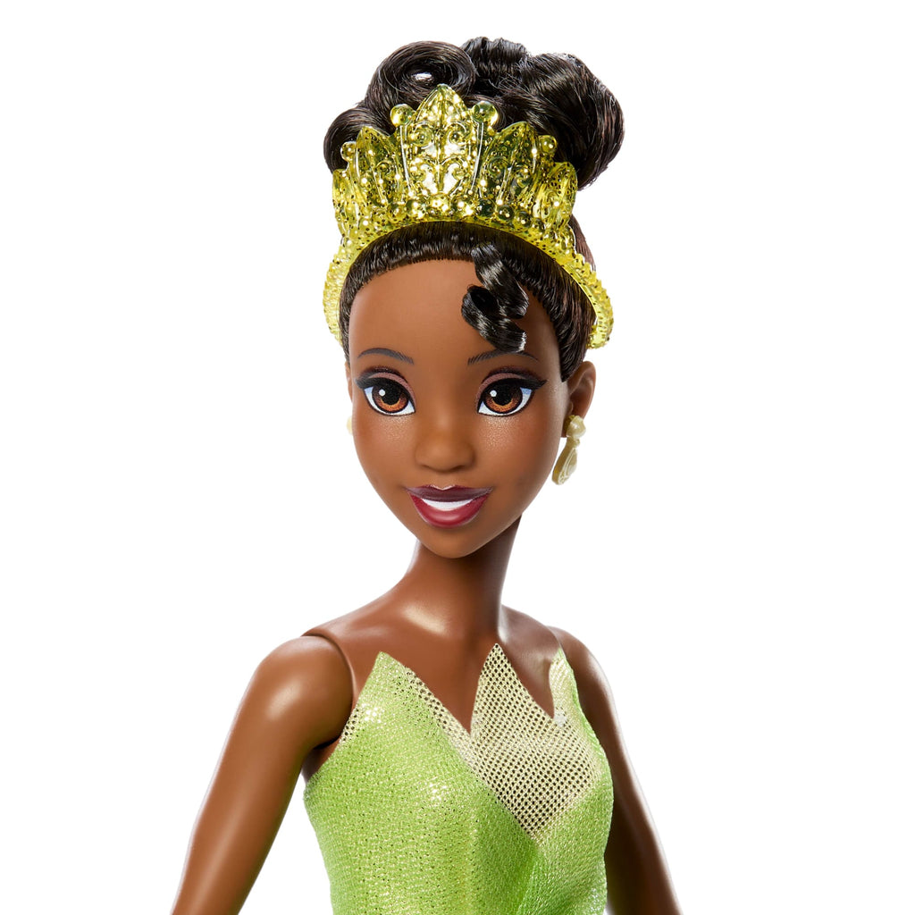 Disney Princess Enchanted Stories Tiana Fashion Doll With Sparkling Dress & Accessories, Posable