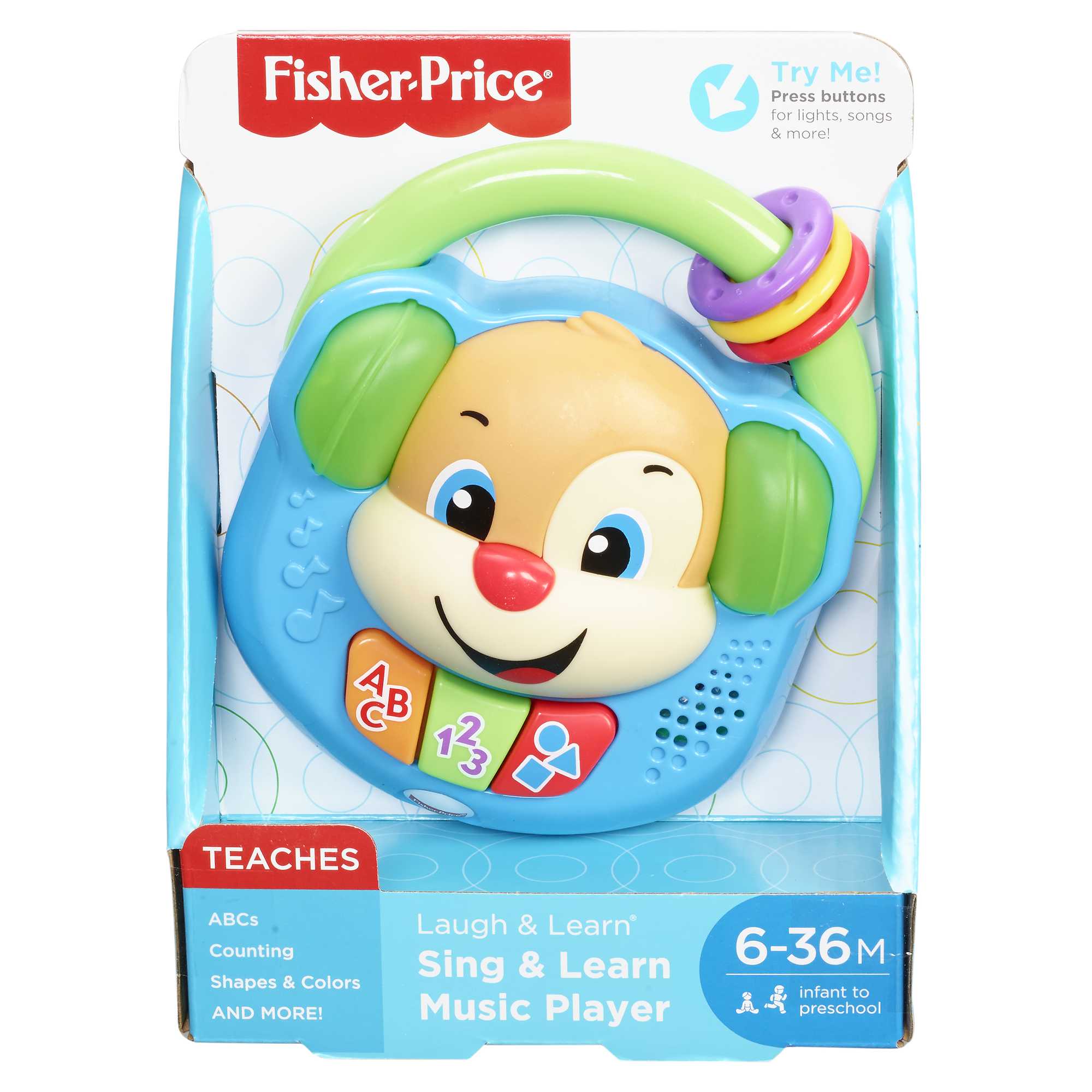 Fisher-Price Laugh & Learn Sing & Learn Music Player Baby & Toddler Toy Pretend Radio