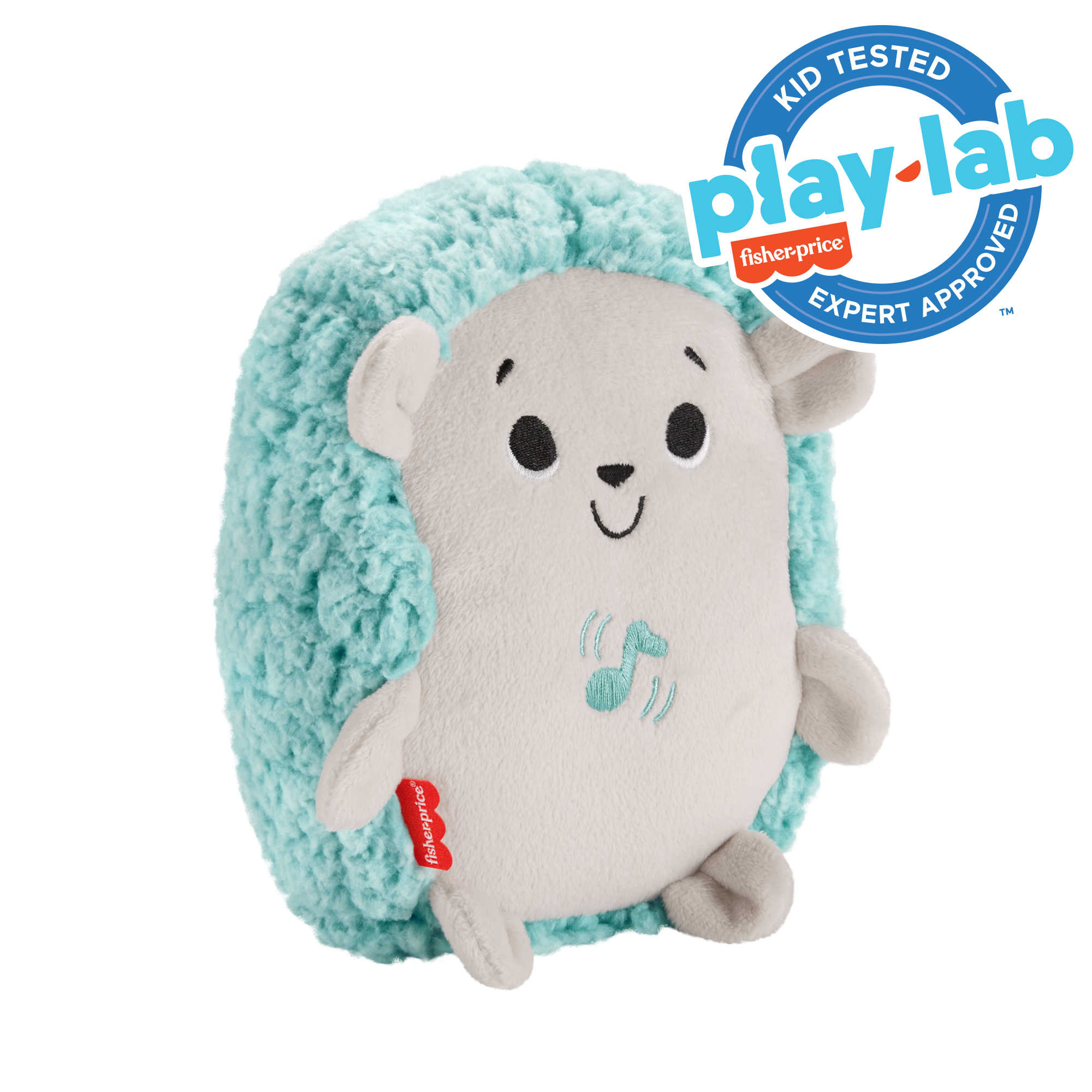 Fisher-Price Calming Vibes Hedgehog Soother, Portable Infant Plush Pal