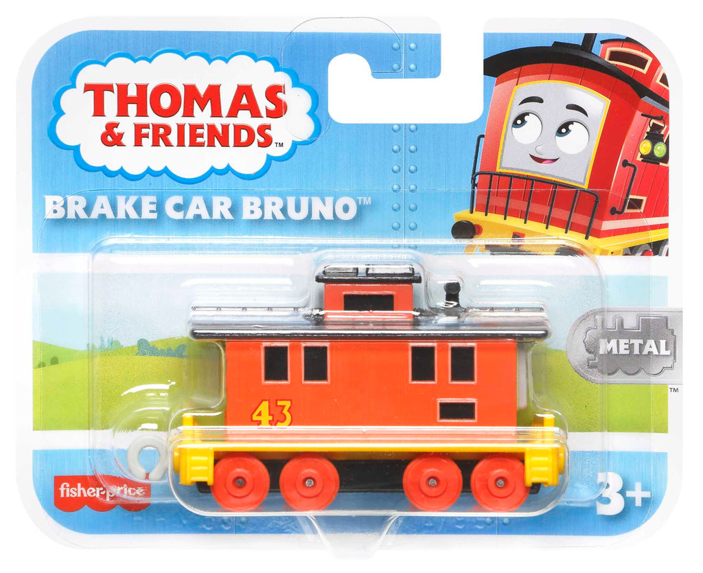 Thomas & Friends Toy Train, Brake Car Bruno Diecast Metal Push-Along Vehicle For Preschool Kids