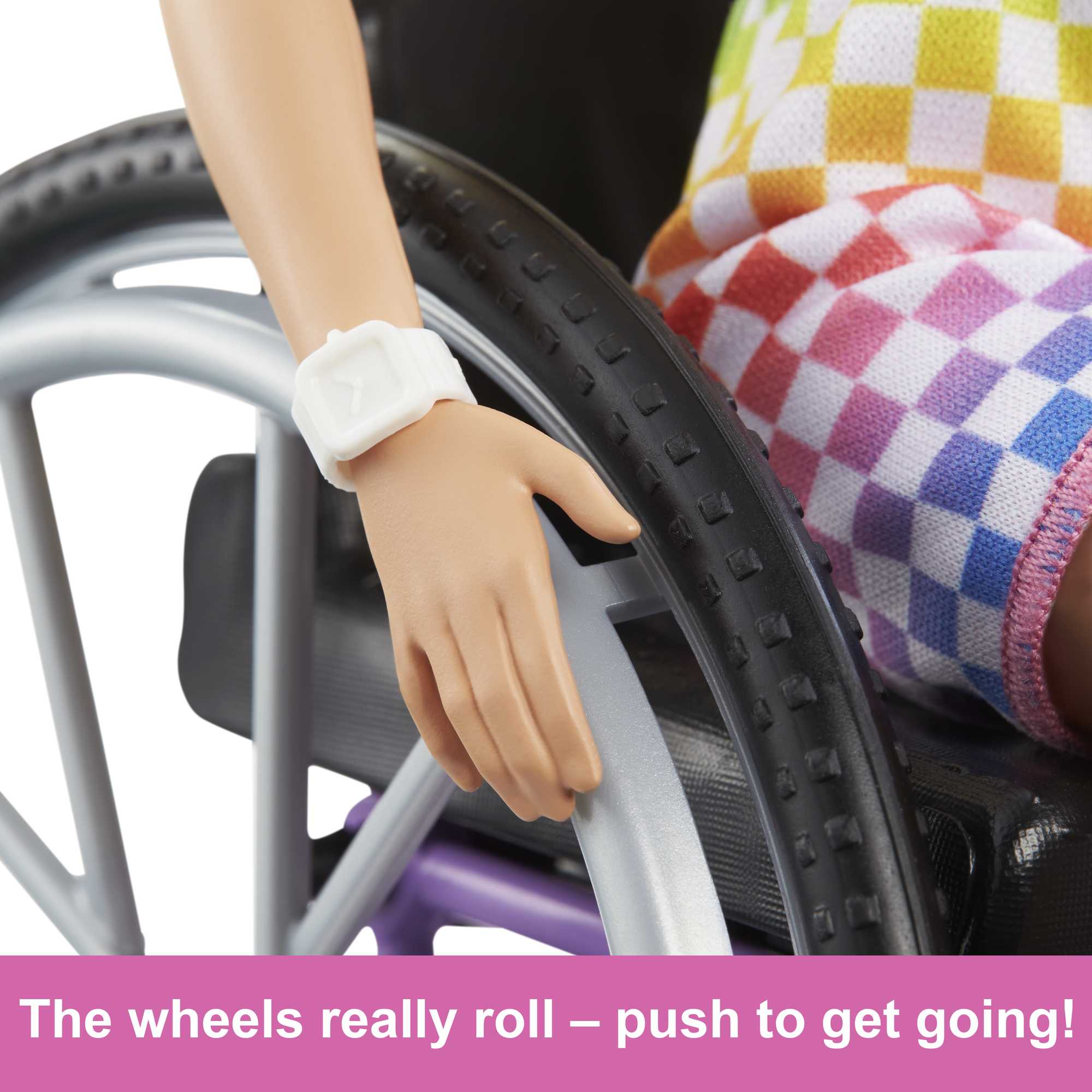 Barbie Doll With Wheelchair And Ramp, Blonde, Barbie Fashionistas