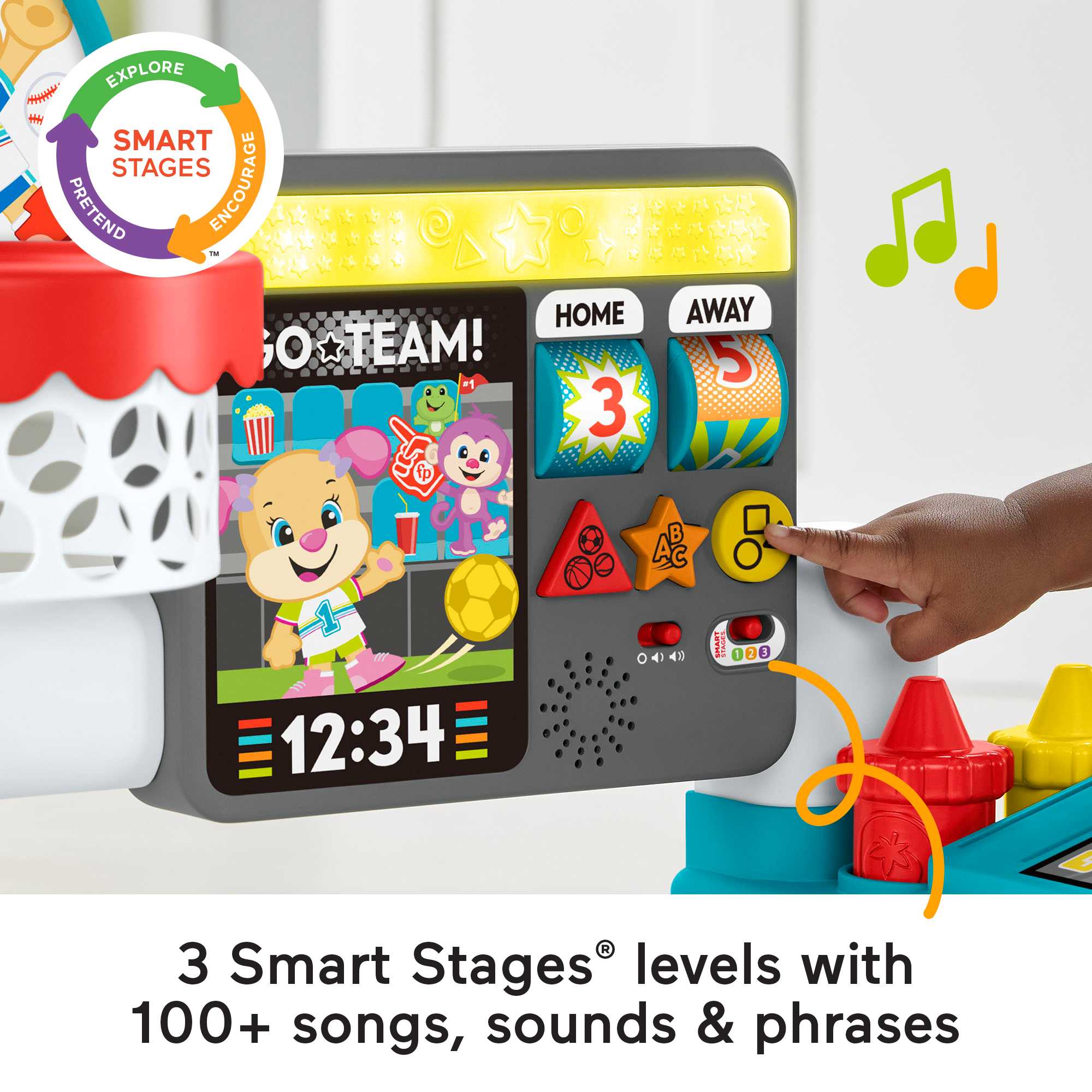 Fisher-Price Laugh & Learn  4-in-1 Game Experience - French Version