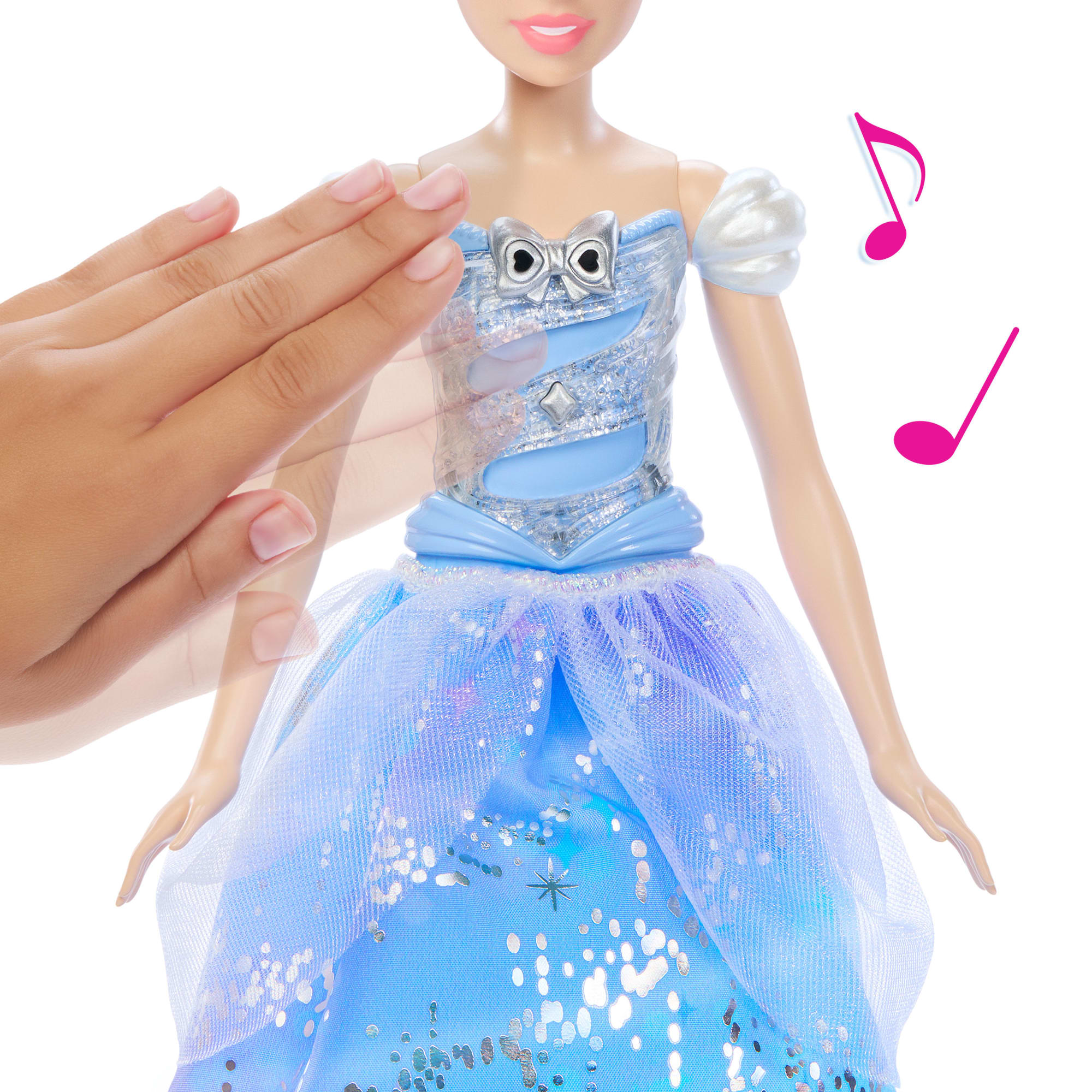 Disney Princess Poupée Cendrillon et Sa Robe enchantée