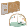 Fisher-Price Wooden Lay And Play Deluxe Activity Gym Baby Playmat With Developmental Toys