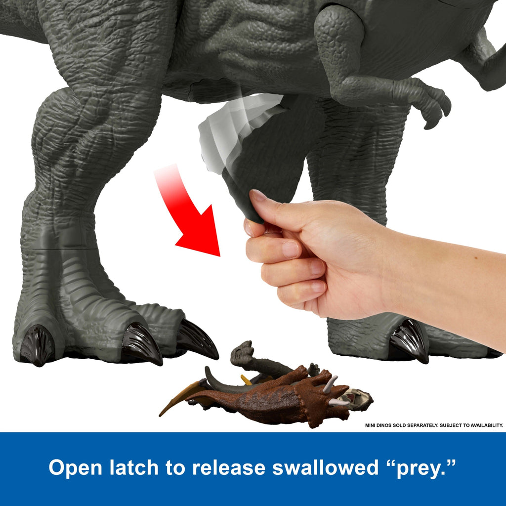 Jurassic World Rebirth Super Colossal Tyrannosaurus Rex Action Figure, T-Rex Dinosaur Movie Toy