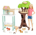Barbie Pet Rescue Center 8 Animals & Accessories Doll Playsets