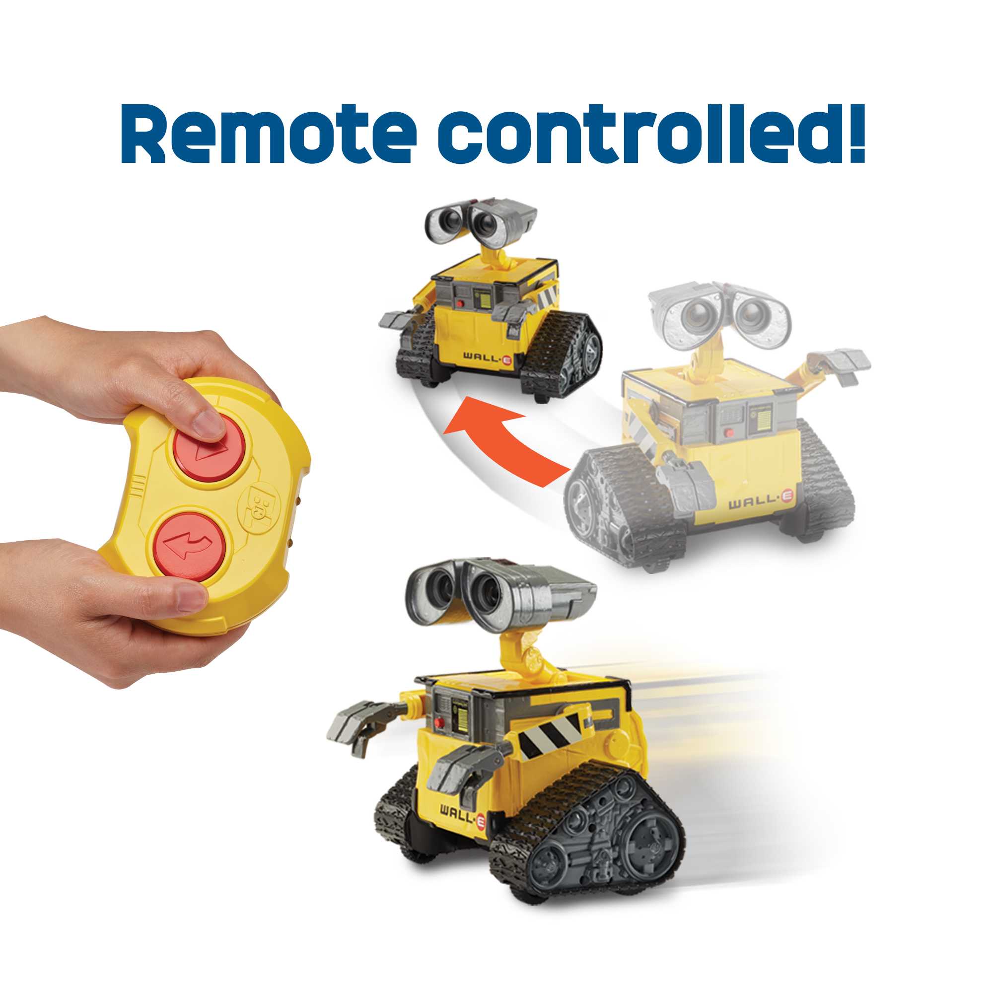 Disney And Pixar Wall-E Robot Toy, Remote Control Hello Wall-E Robot