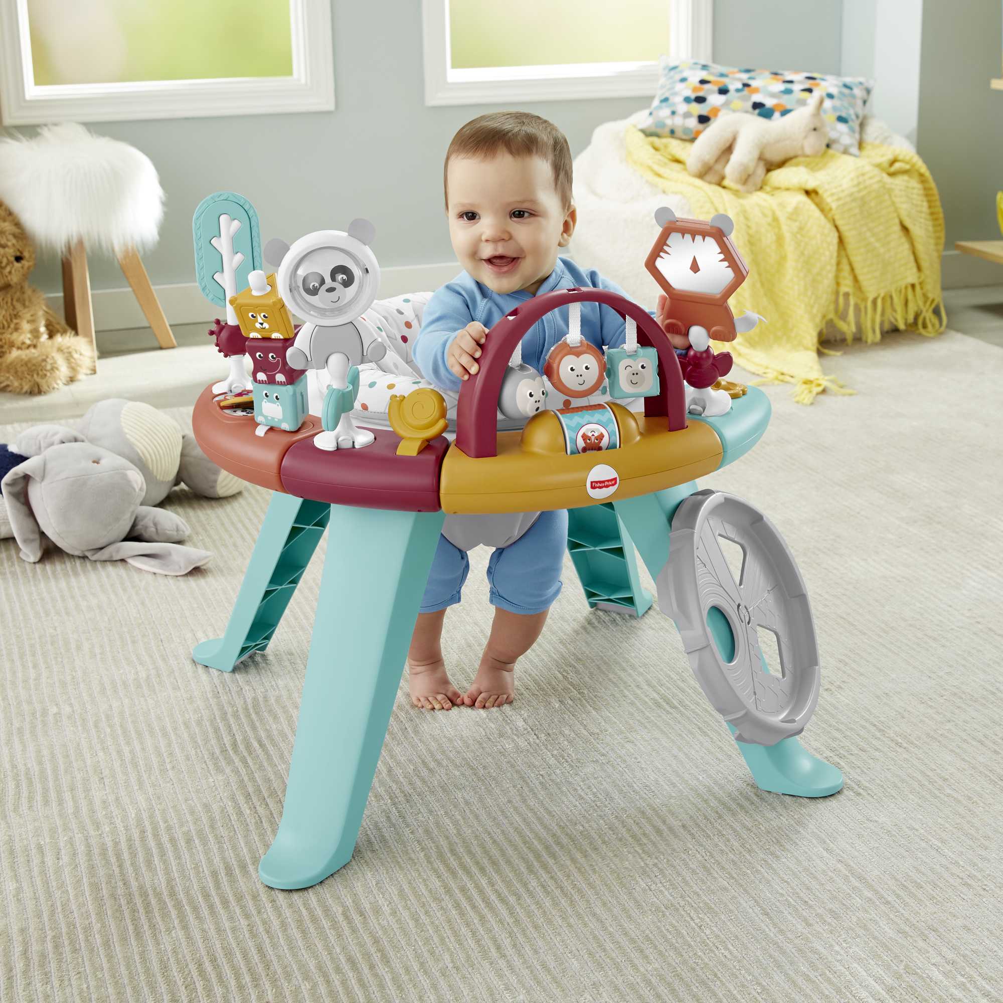 Fisher-Price 3-in-1 Spin & Sort Activity Center - Watermelon Mint