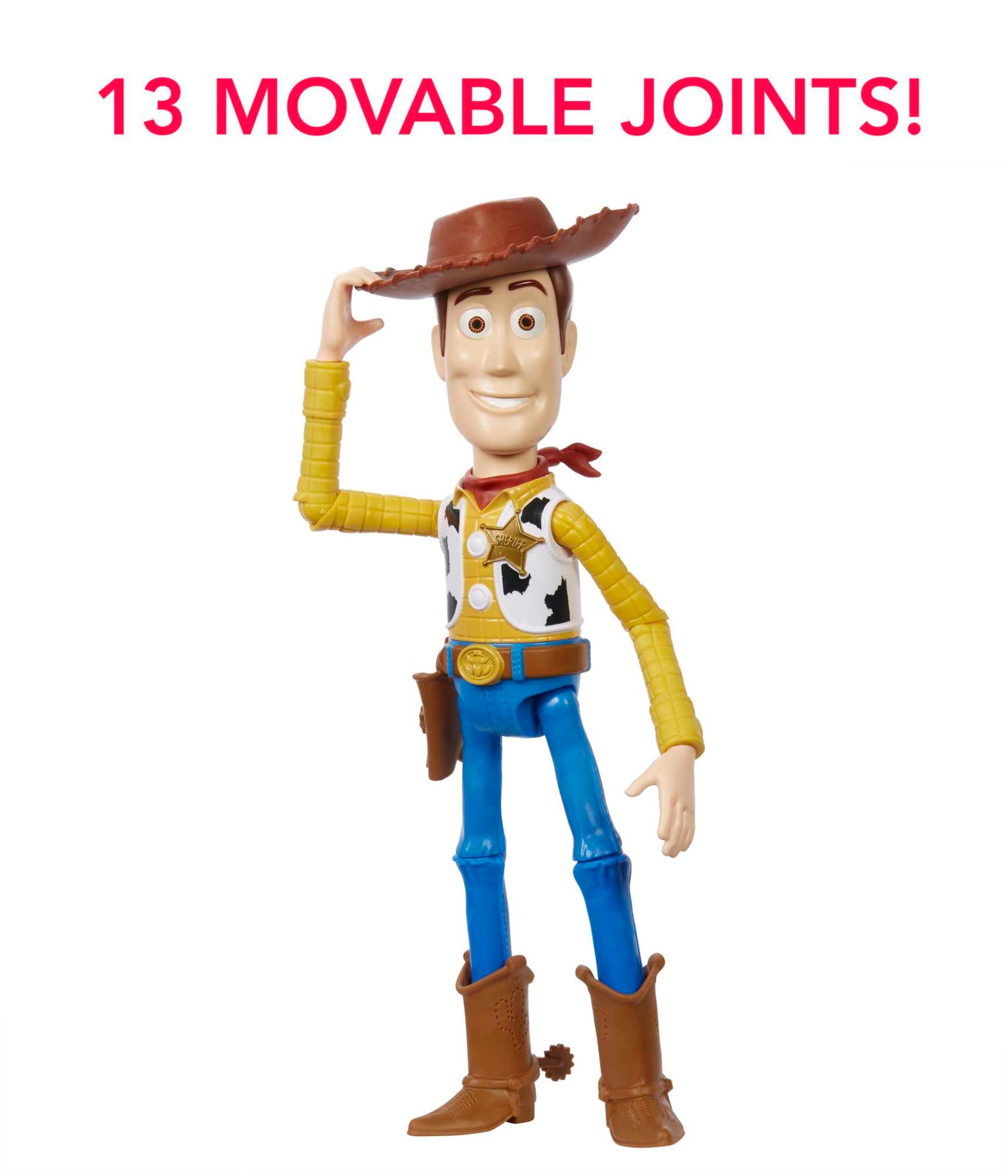 Disney And Pixar Toy Story Large Woody Action Figure, Collectible Toy in 12-Inch Scale