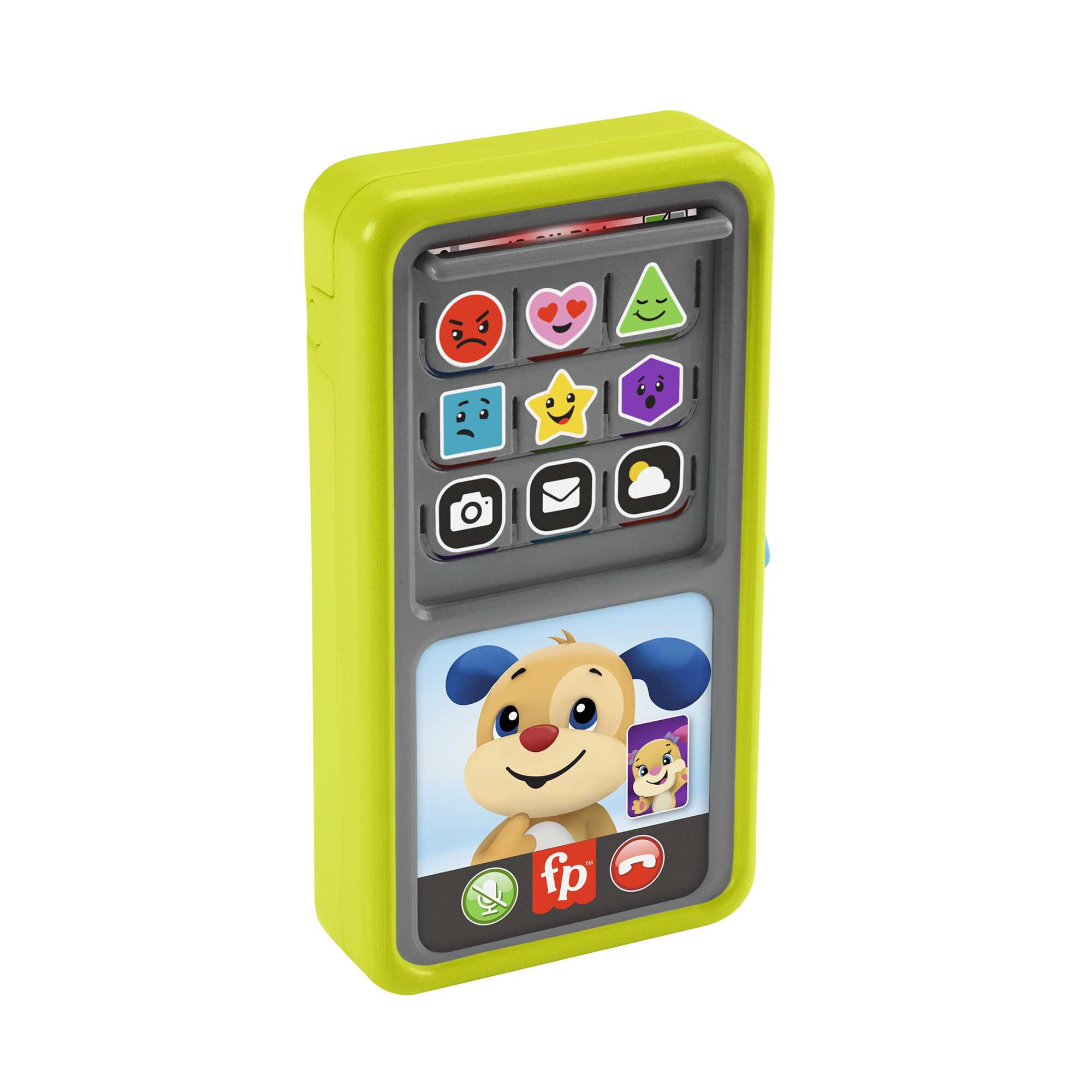 Fisher-Price Laugh & Learn Musical Toy Phone, 2-in-1 Slide To Learn Smartphone For Baby To Toddler - English & French Version