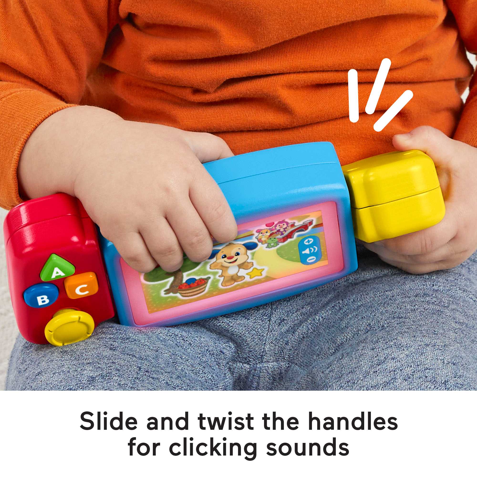 Fisher-Price Laugh & Learn Twist & Learn Gamer Pretend Video Game Learning Toy For Infant & Toddler