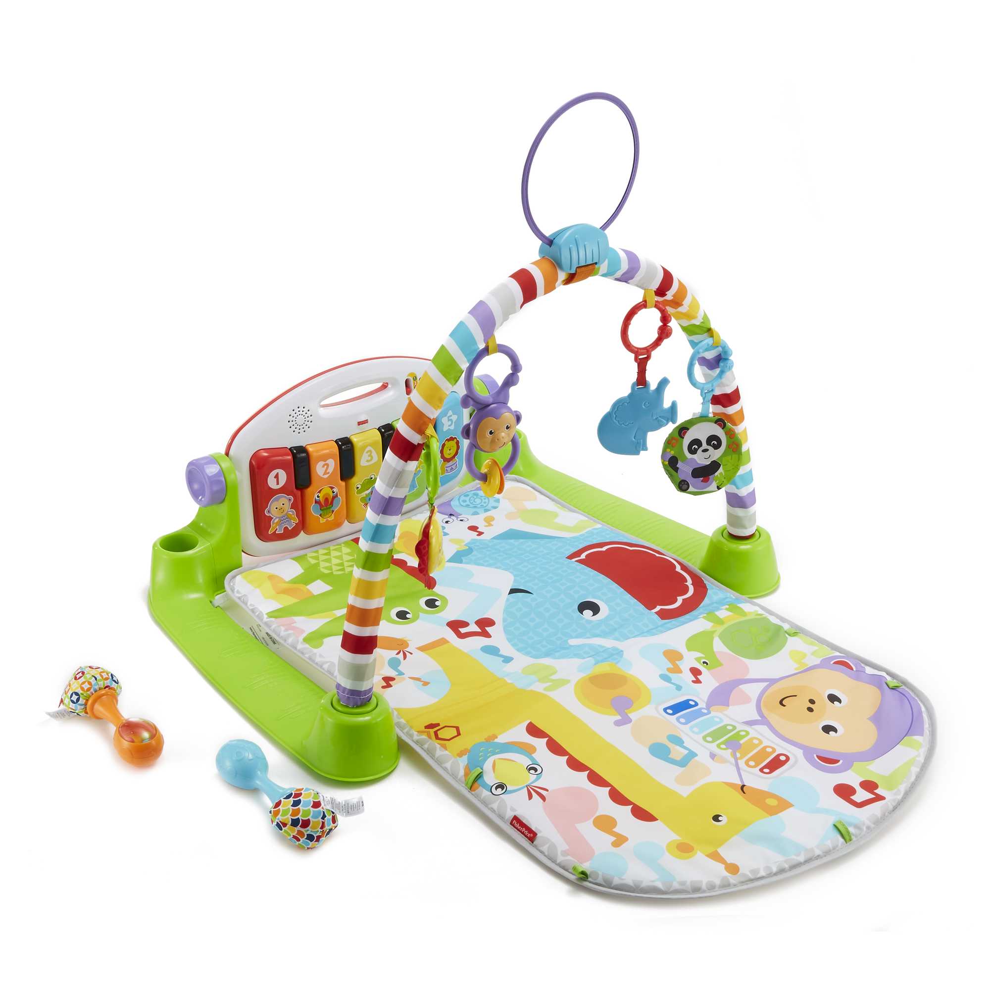Fisher-Price Deluxe Kick & Play Piano Gym & Maracas