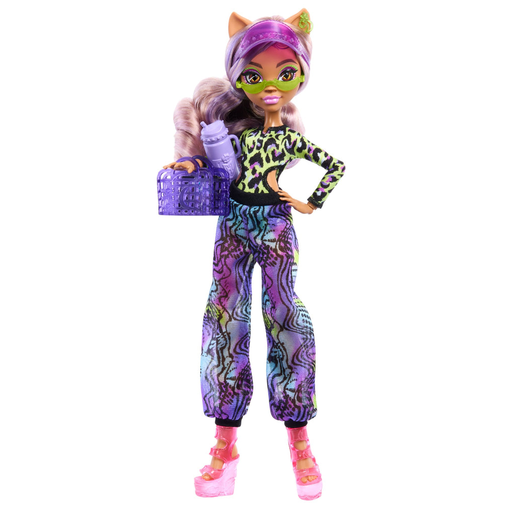 Monster High Scare-Adise Island Clawdeen Wolf Fashion Doll With Swimsuit & Accessories