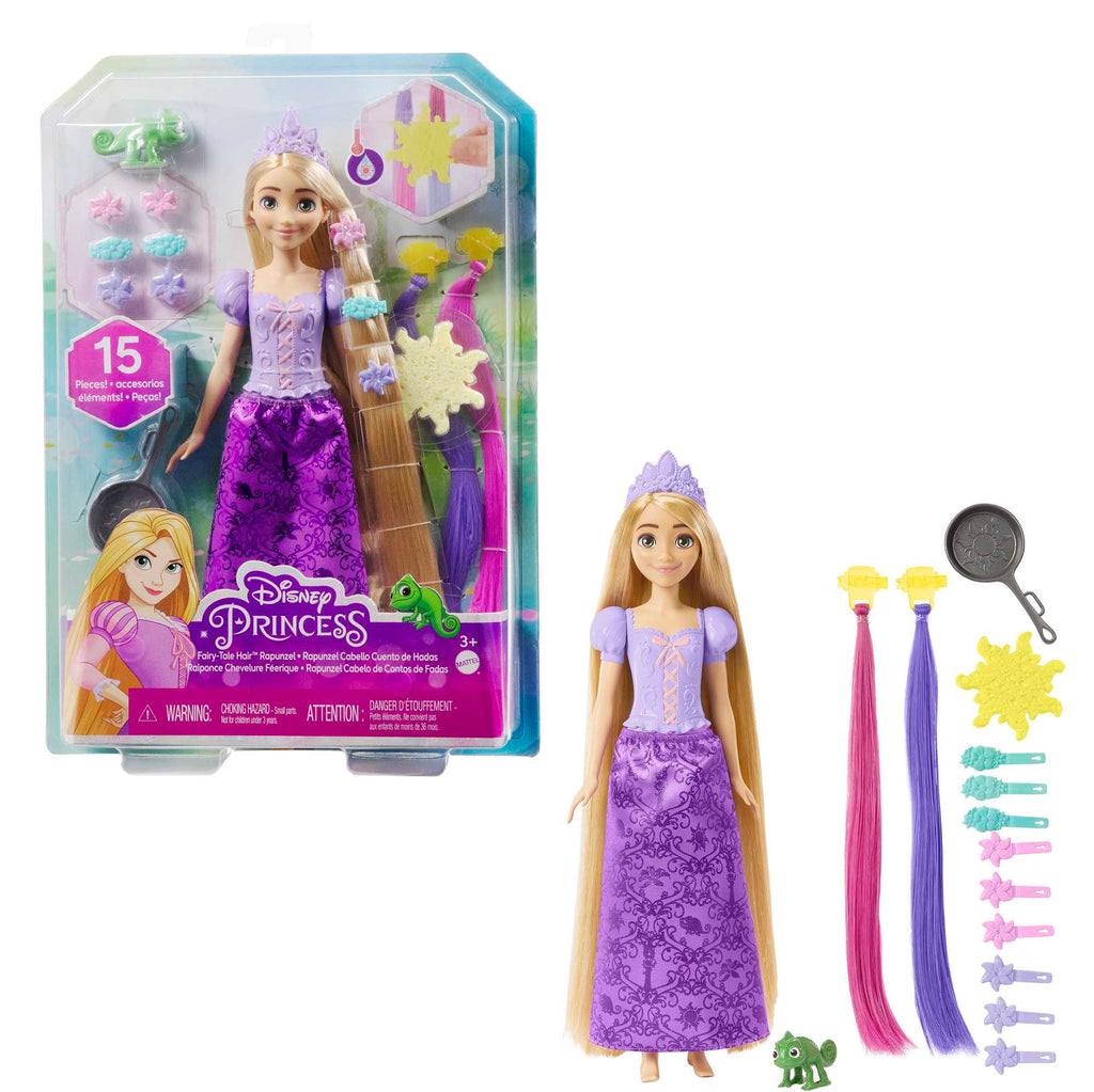 Disney Princess Toys, Rapunzel Fairy-Tale Hair™ Doll and Accessories
