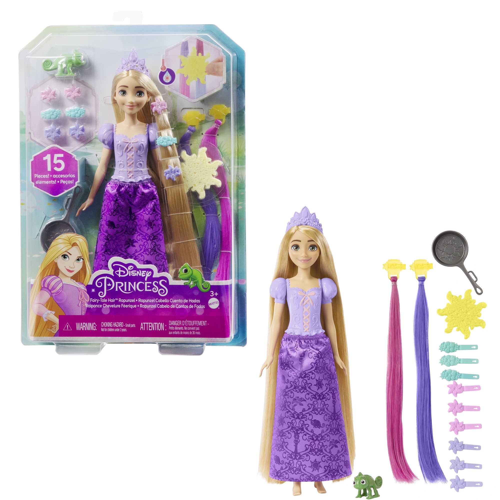 Disney Princess Toys, Rapunzel Fairy-Tale Hair™ Doll and Accessories