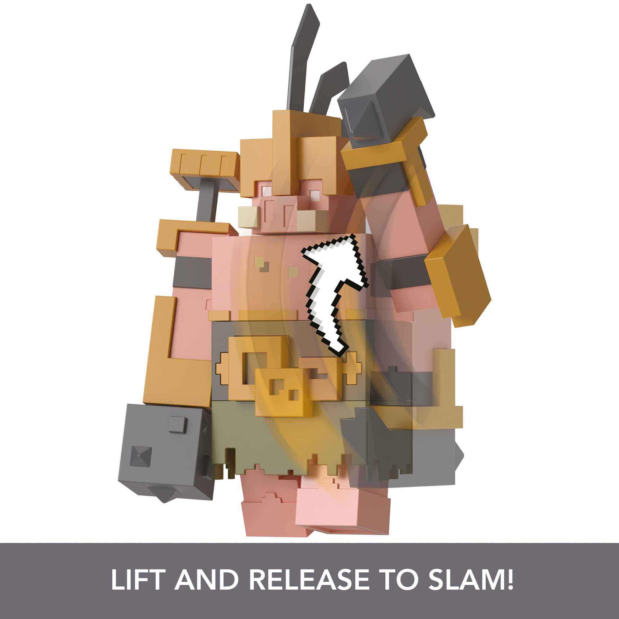 Minecraft Legends Portal Guard Action Figure, Attack Action And Accessory