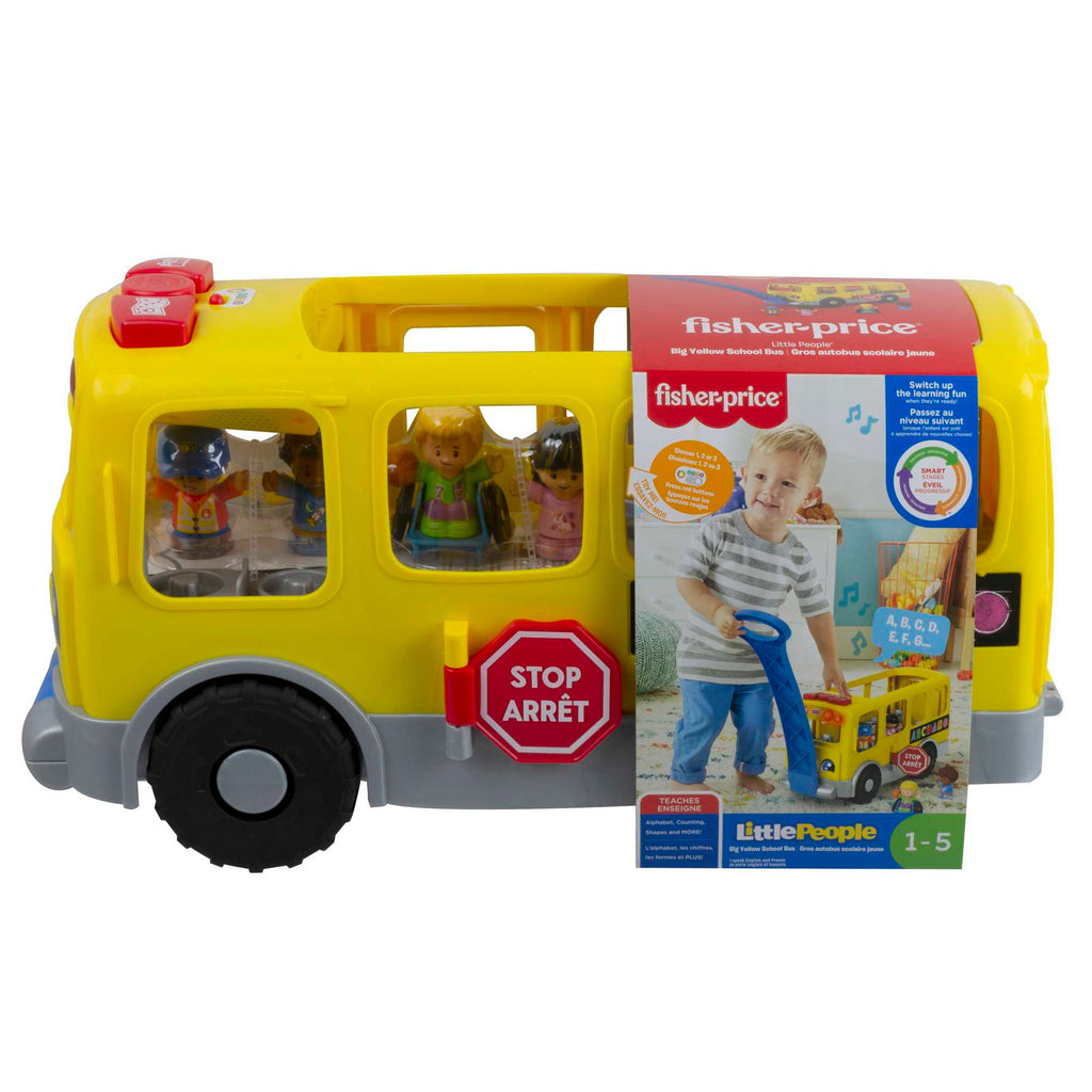 Fisher-Price Little People Big Yellow School Bus - English & French Version