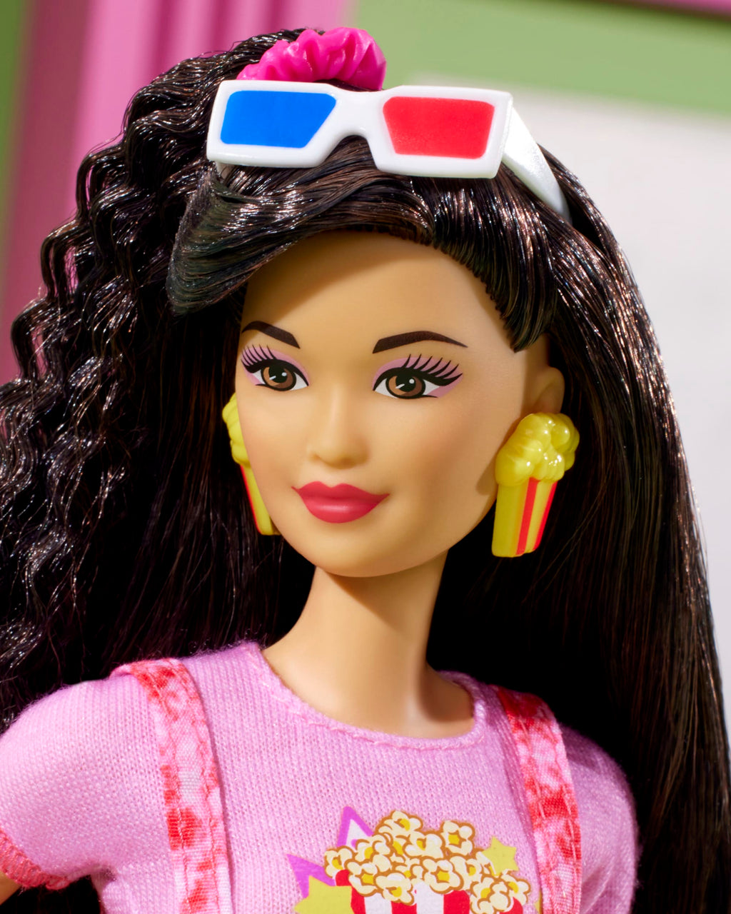 Barbie Doll, Black Hair, 80s-Inspired Movie Night, Barbie Rewind