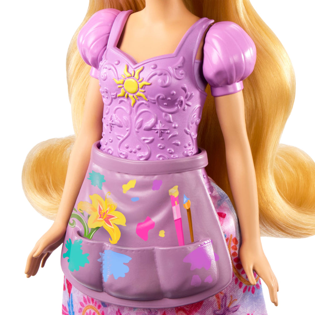 Disney Princess 2-In-1 Stories Rapunzel Fashion Doll With 2 Snap-On Bodices, 2 Skirts & 9 Accessories