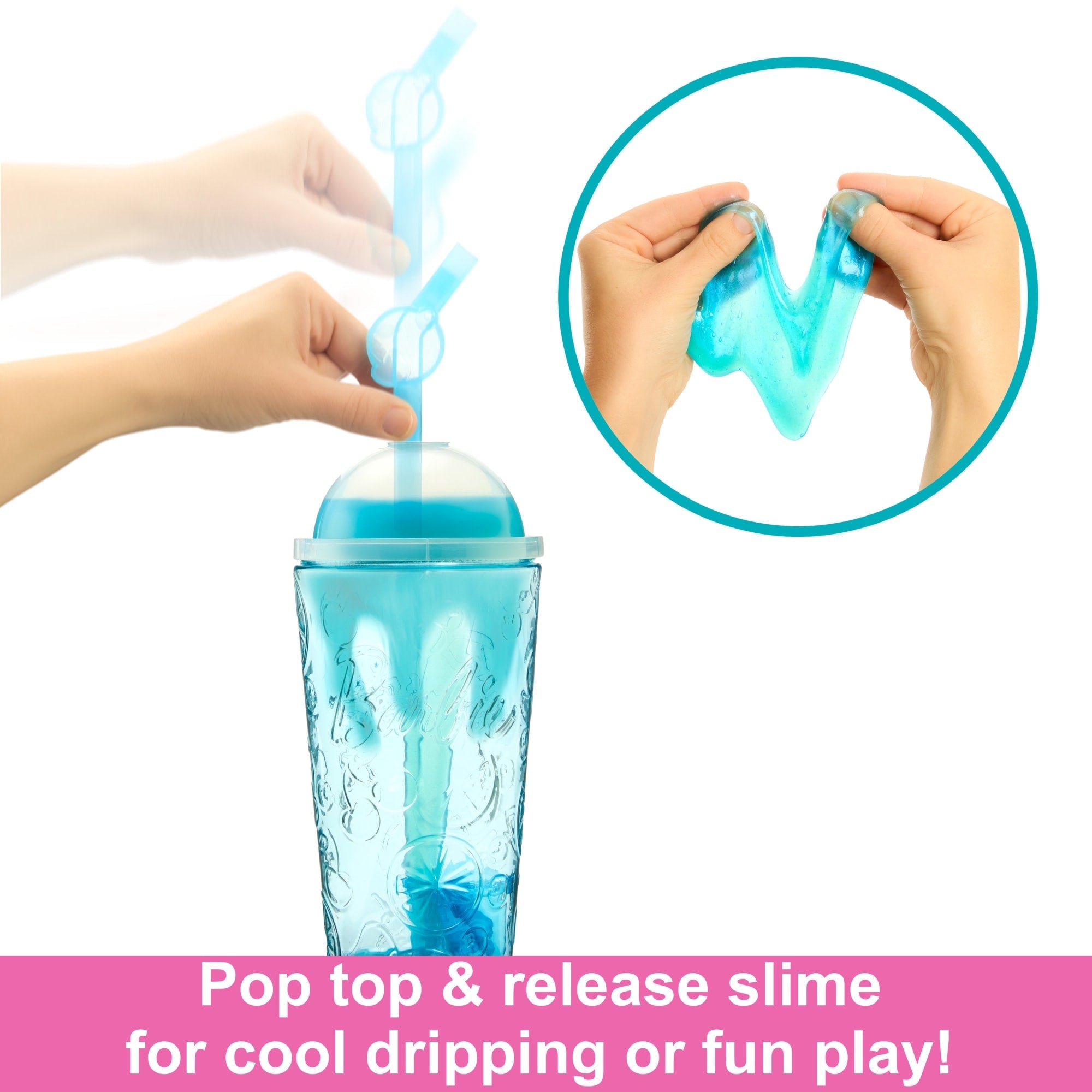 Barbie Pop Reveal Fruit Series Fruit Punch Doll, 8 Surprises include Pet, Slime, Scent & Color Change