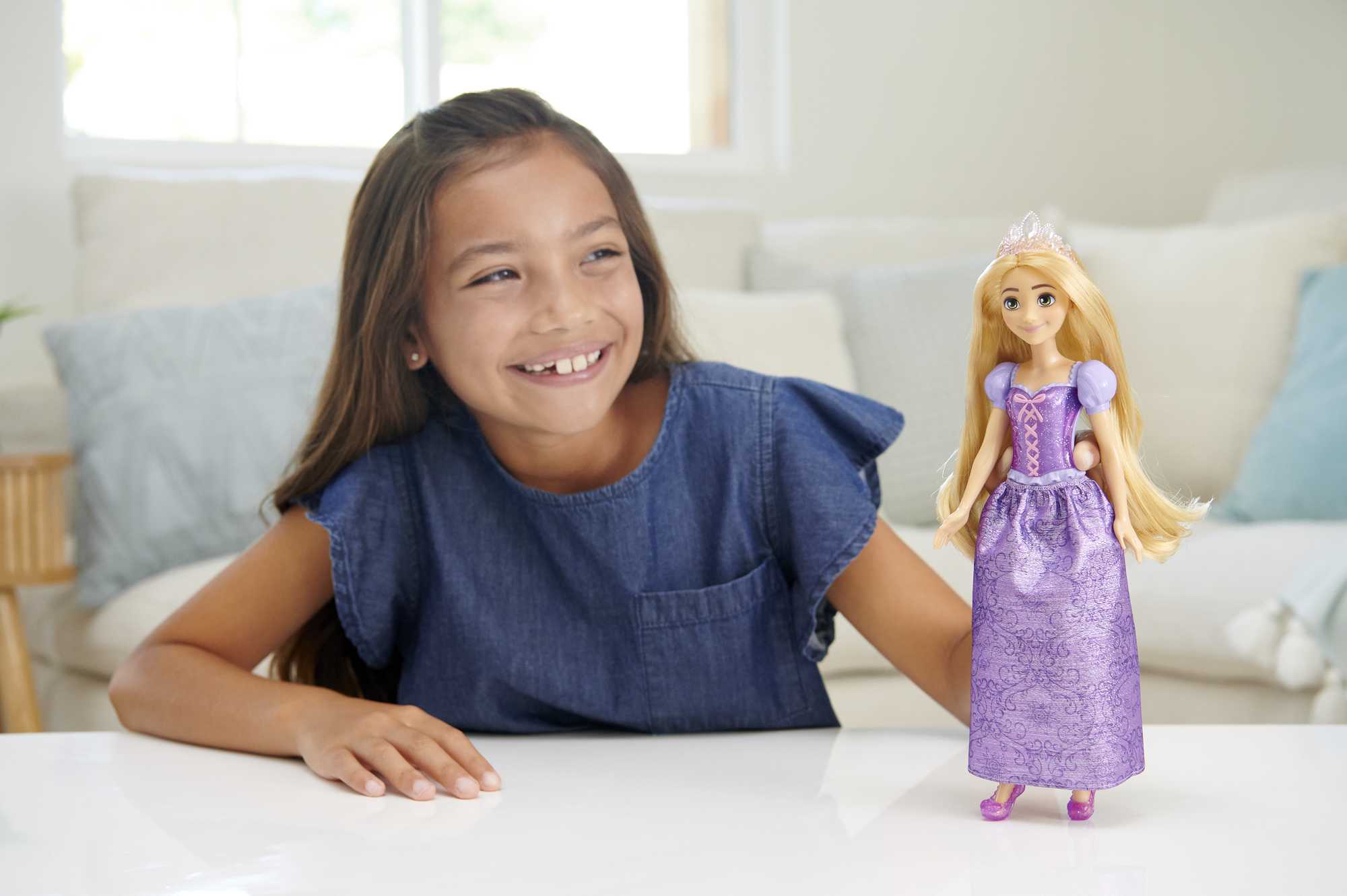 Disney Princess Rapunzel Doll With Sparkling Fashion & Accessories, Inspired By Disney Tangled Movie