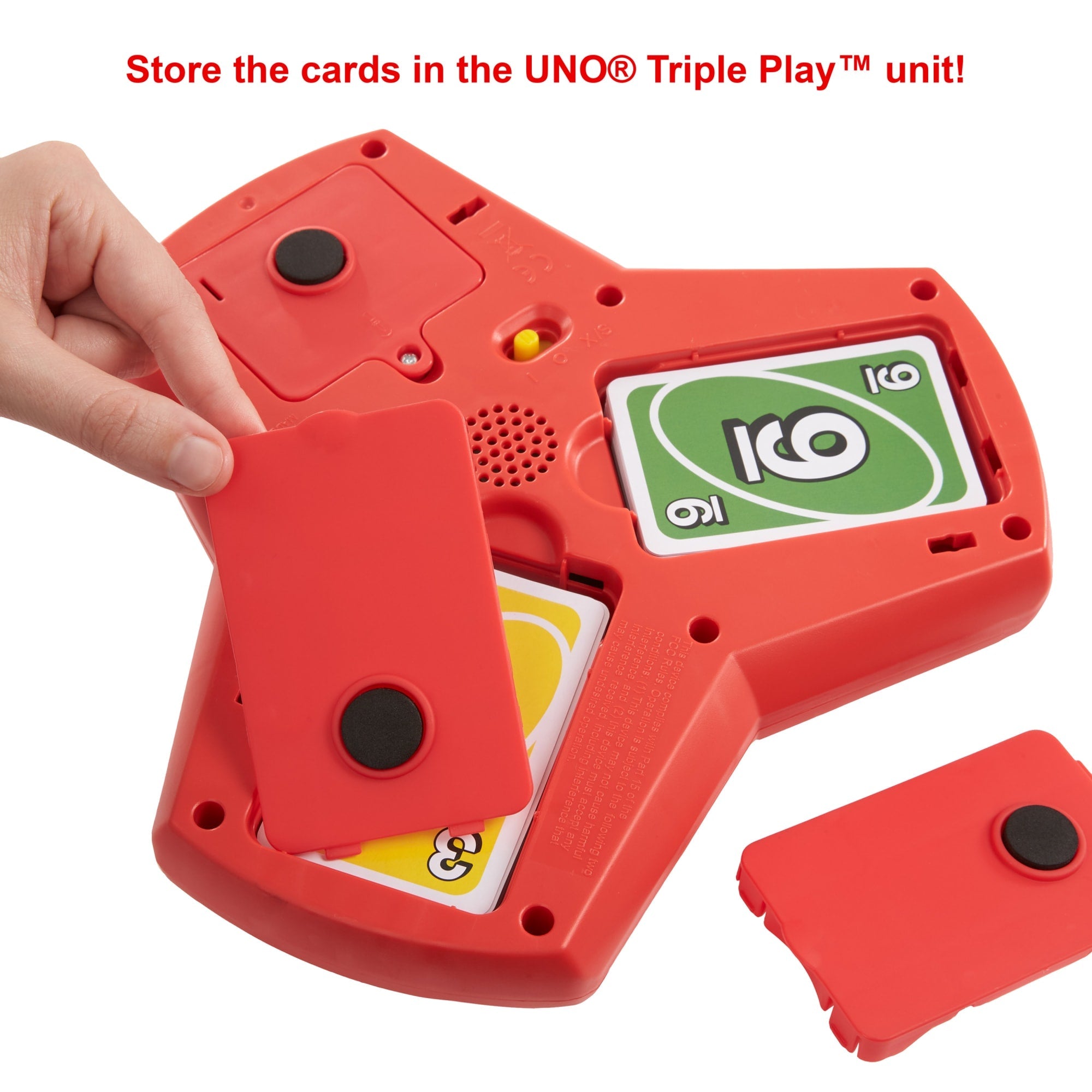 UNO Triple Play Card Game, Game For Family Night, Lights And Sounds