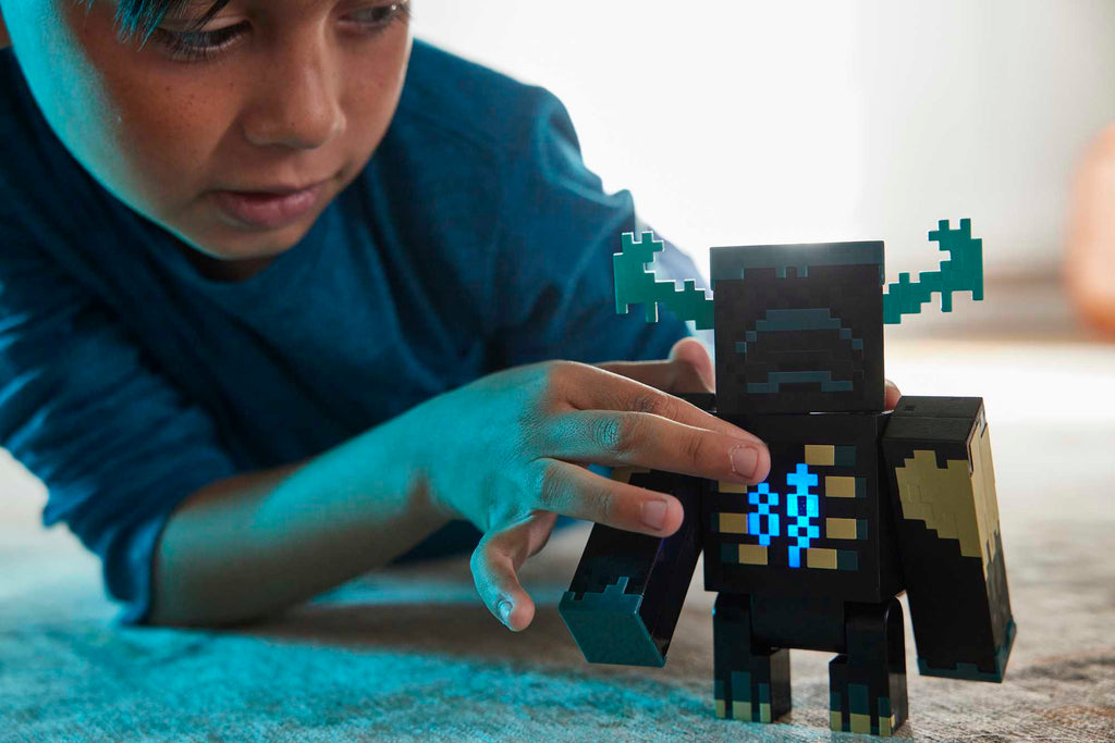 Minecraft-Figurine de Gardien Avec Lumières, Sons et Accessoires