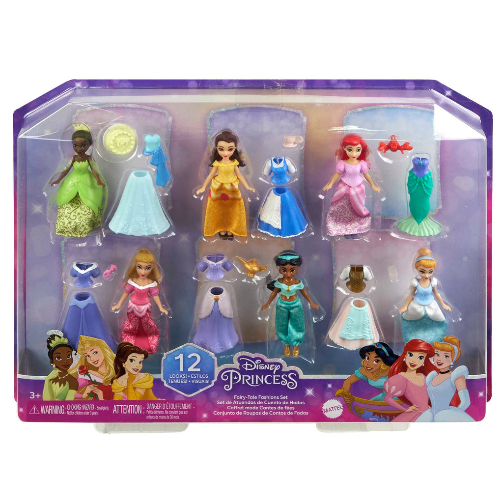 Disney Princess Toys, Princess Dolls And Fashions Set, Gifts For Kids