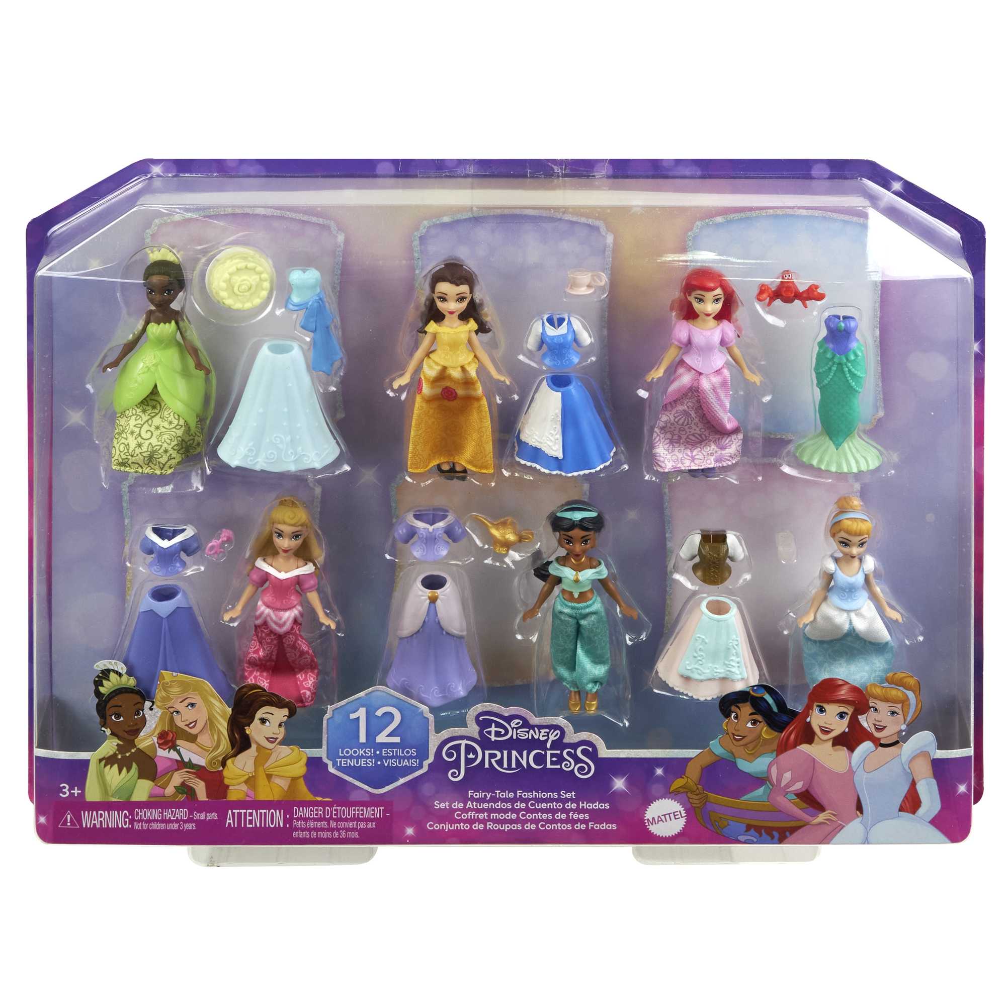Princesses Disney Coffret Poupées et Tenues Conte de Fées