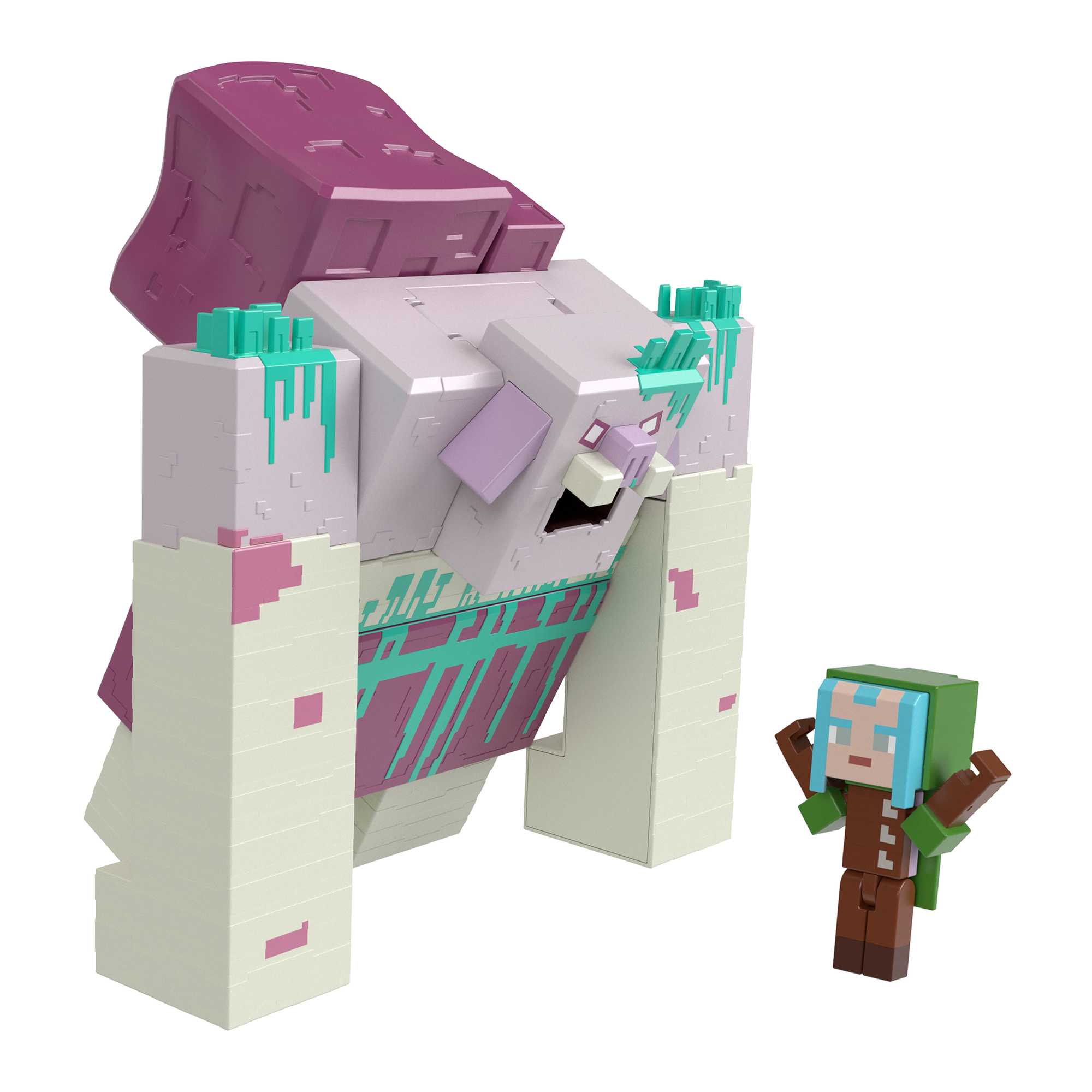 Minecraft Toys, Legends Devourer & Ranger Action Figures & 2 Accessories Set