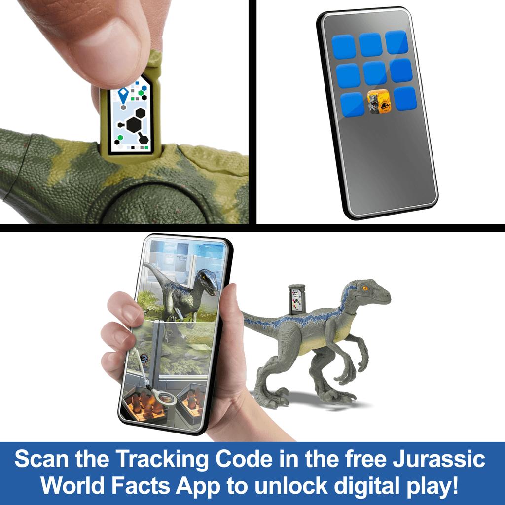 Jurassic World: Chaos Theory Gigantic Trackers Dinosaur Action Figure, Large Species With 2 Rampage Attacks