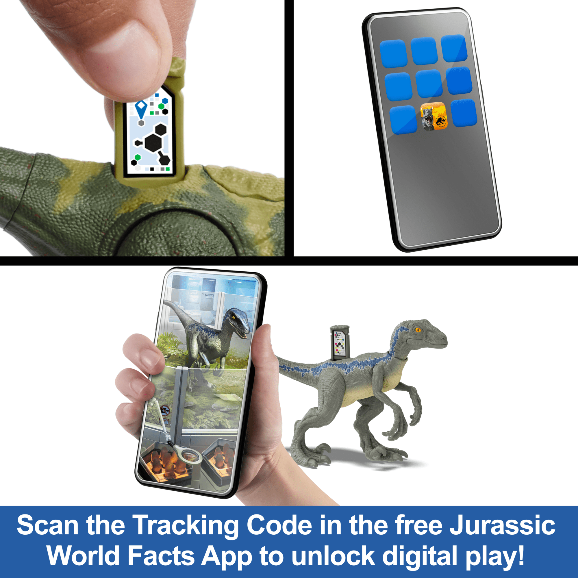 Jurassic World: Chaos Theory Gigantic Trackers Dinosaur Action Figure, Large Species With 2 Rampage Attacks