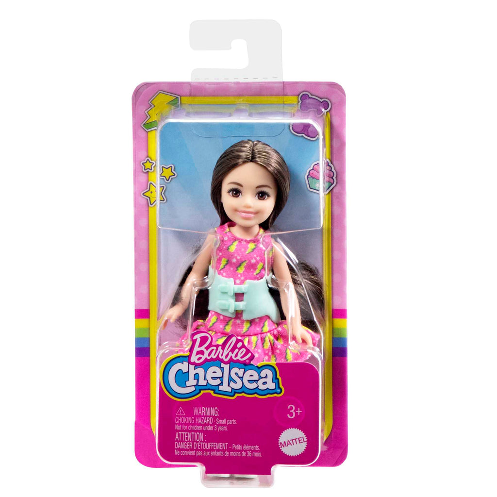 Barbie Toys, Chelsea Doll, 6-inch Small Doll With Brace For Scoliosis Spine Curvature