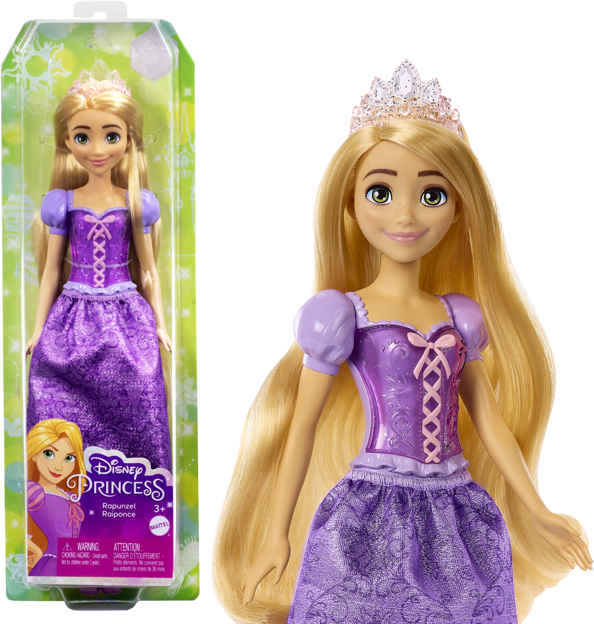 Disney-Princesses Disney-Raiponce-Poupée, Habillage et Accessoires